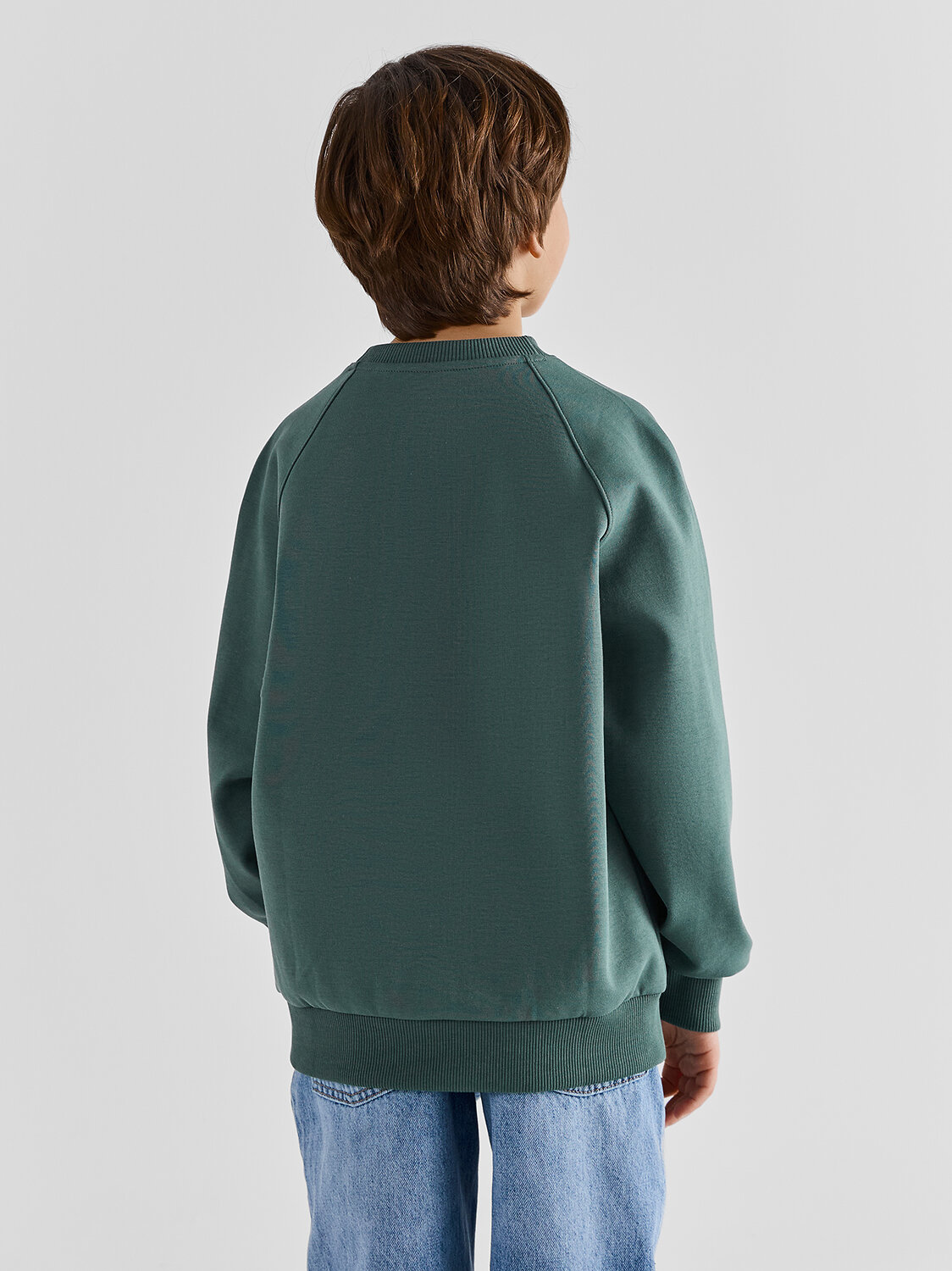 MARK FORMELLE Свитшот 584101 123500 темная зелень +печать