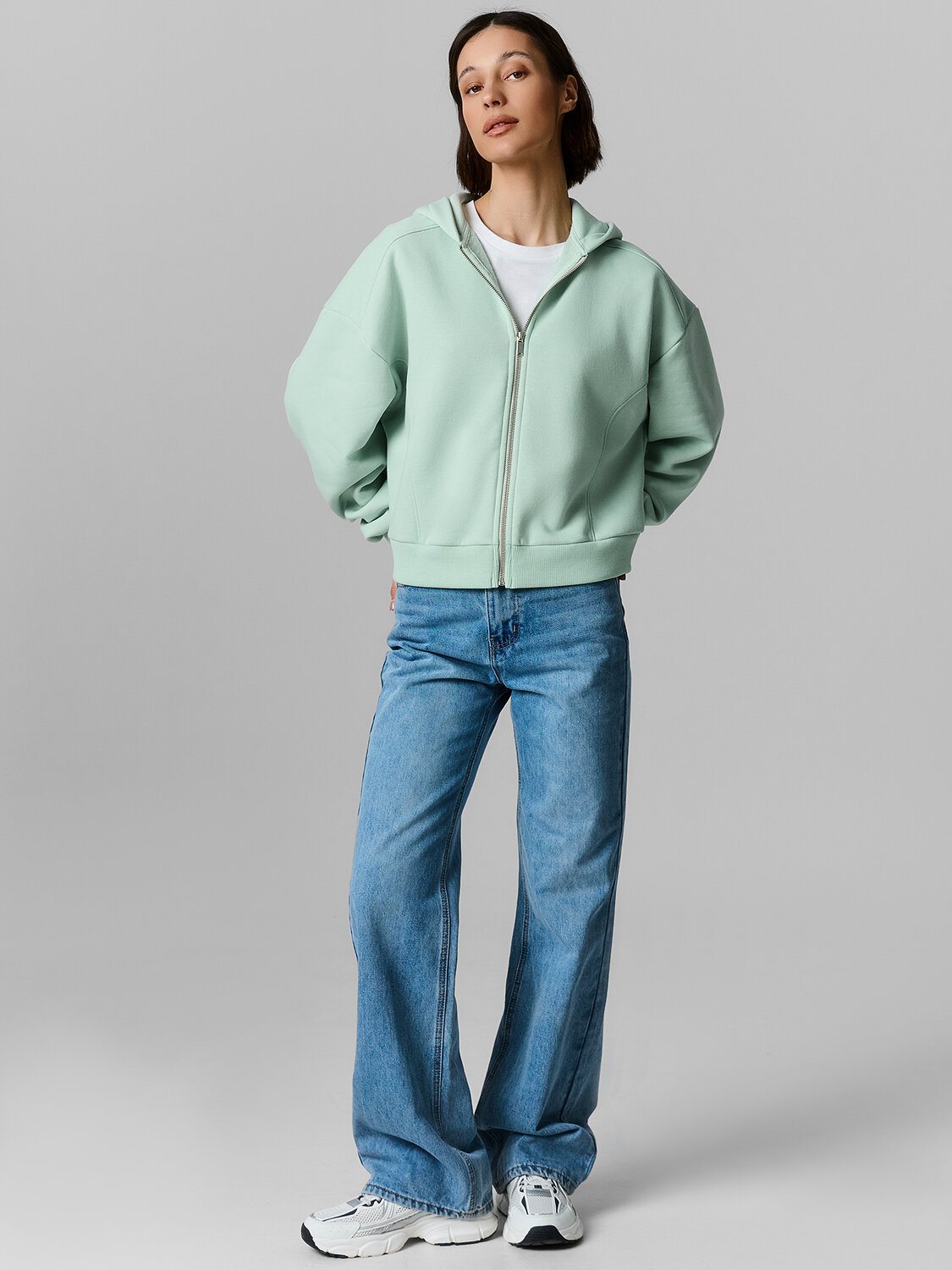 MARK FORMELLE Толстовка 584128 362009 н.зеленый +печать