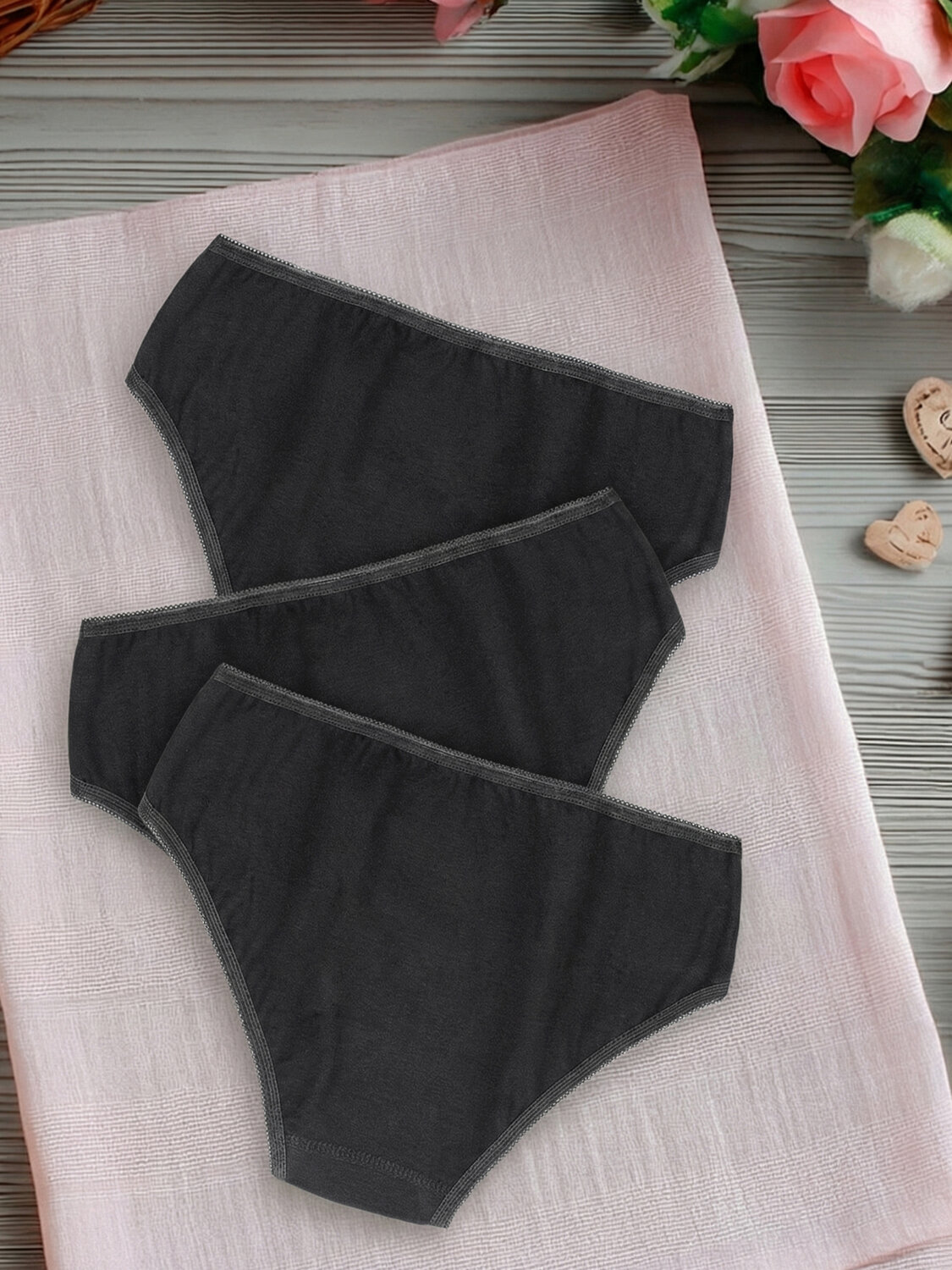 Апрель Трусы 584156 3ДНТ3067808 черный