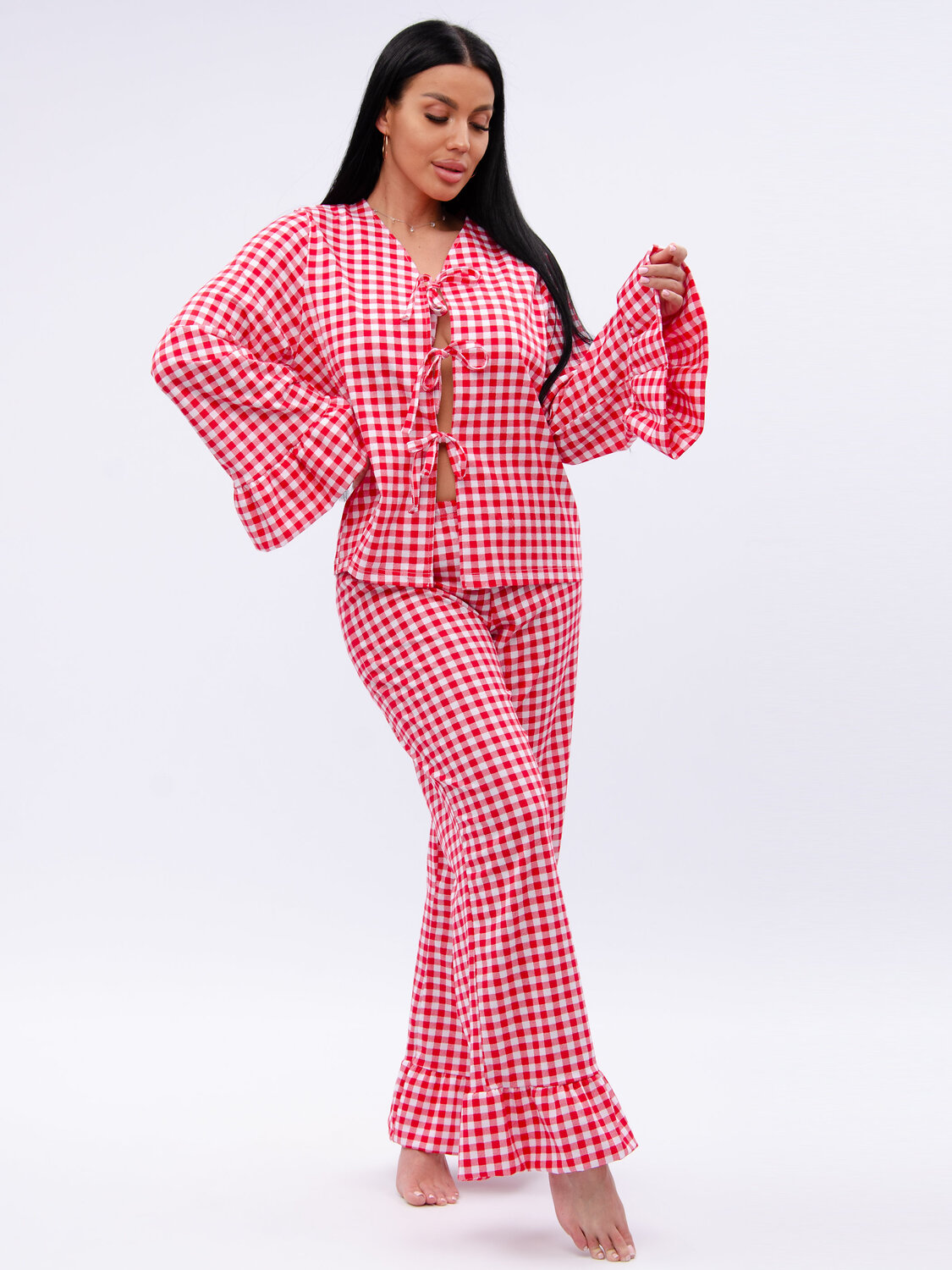Malina Пижама 584168 3192 красный/белый