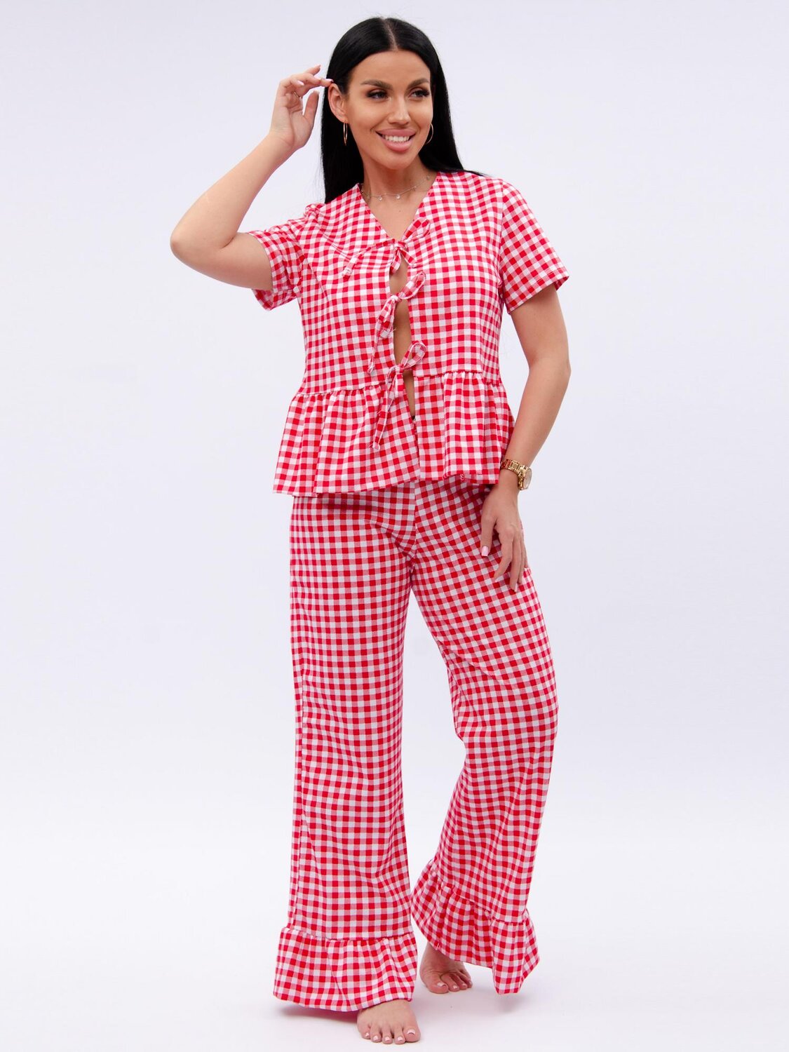 Malina Пижама 584172 3193 красный/белый