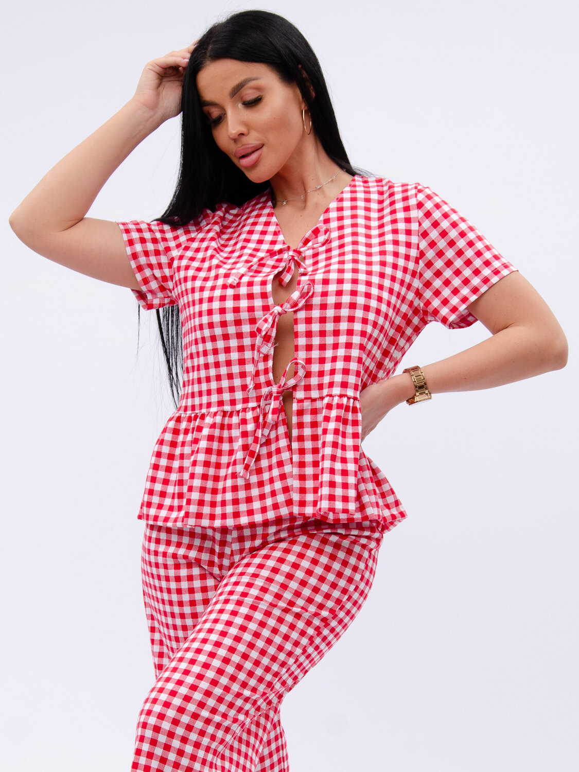 Malina Пижама 584172 3193 красный/белый