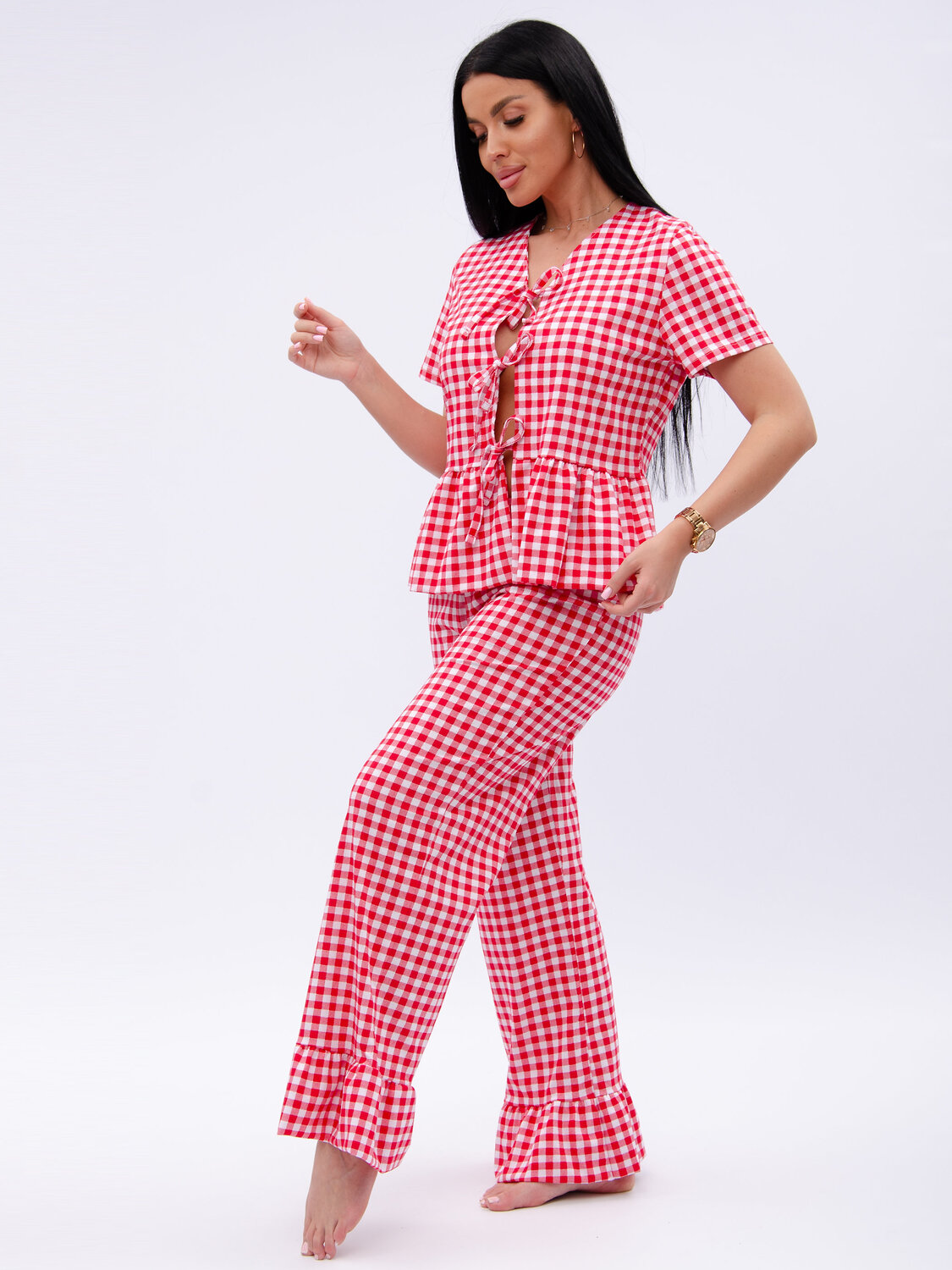 Malina Пижама 584172 3193 красный/белый