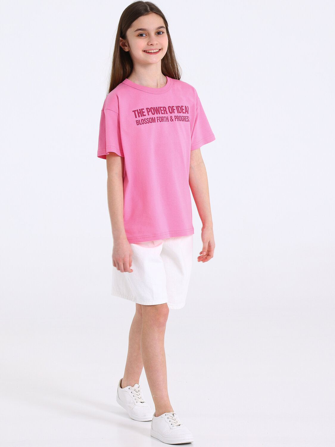 Апрель Футболка 584189 1ДДФК5027001 розовый