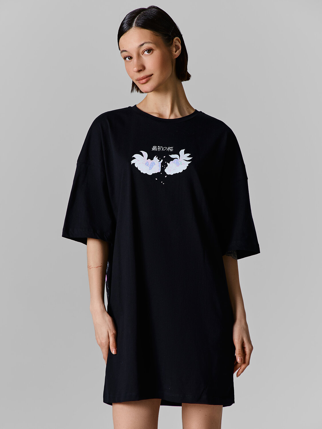 MARK FORMELLE Туника 584212 512079 черный +печать