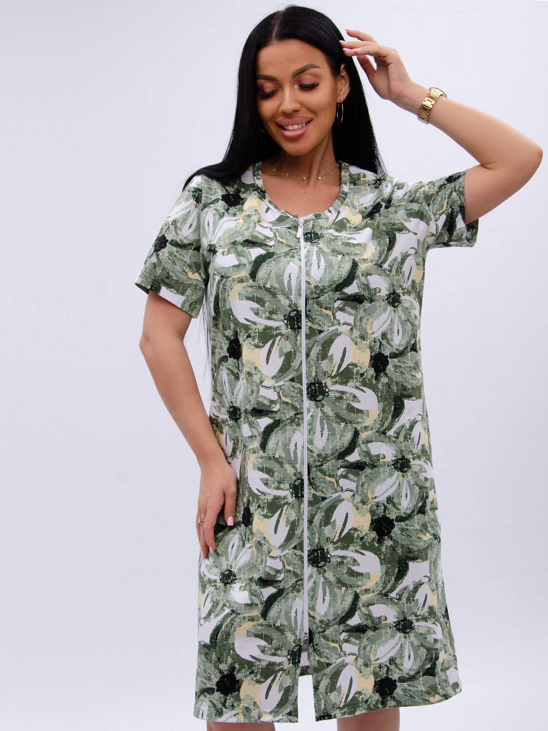 Malina Халат 584218 379л зелёный