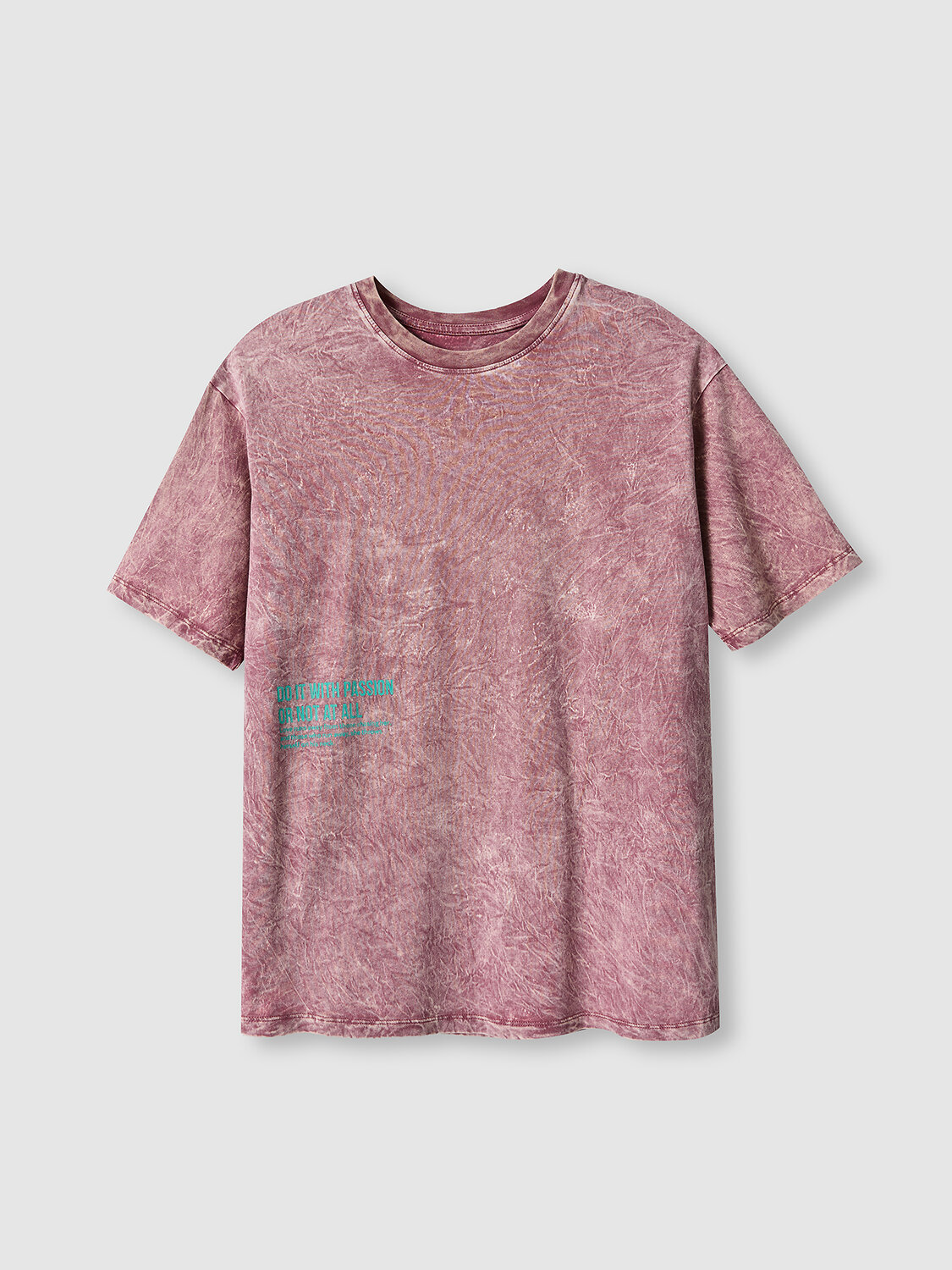 MARK FORMELLE Футболка 584220 112678 ACID WASH сумрачная орхидея +печать