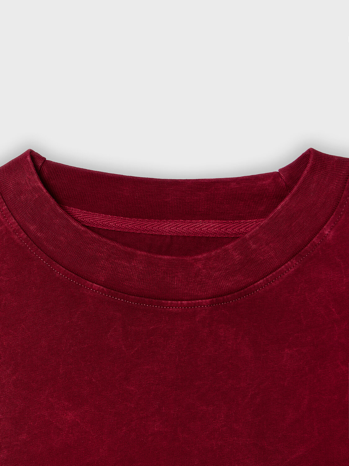 MARK FORMELLE Футболка 584251 111883 ACID WASH портвейн +печать