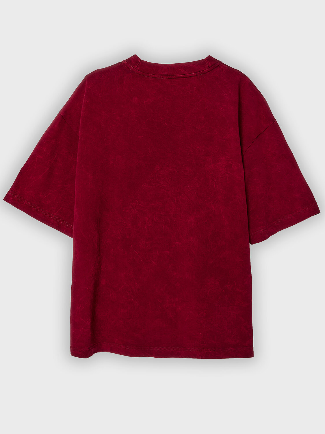 MARK FORMELLE Футболка 584251 111883 ACID WASH портвейн +печать