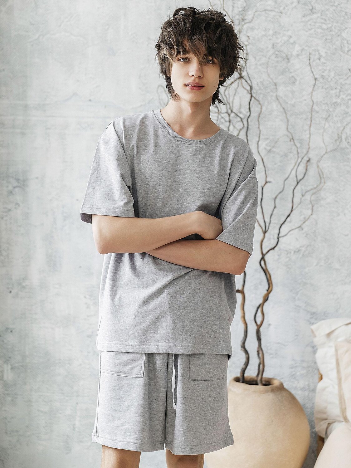 BATIK Комплект 584267 FBP_083 Серый