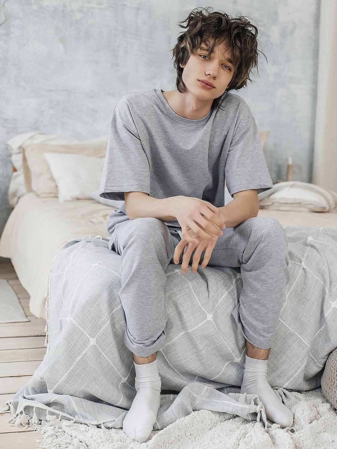 BATIK Комплект 584288 FBP_079 Серый