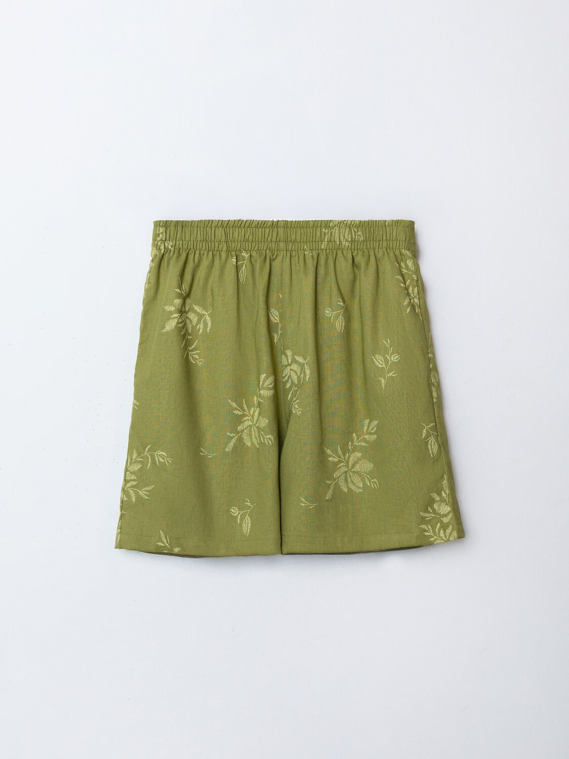 MARK FORMELLE Шорты 584294 522250 цветы на оливковом