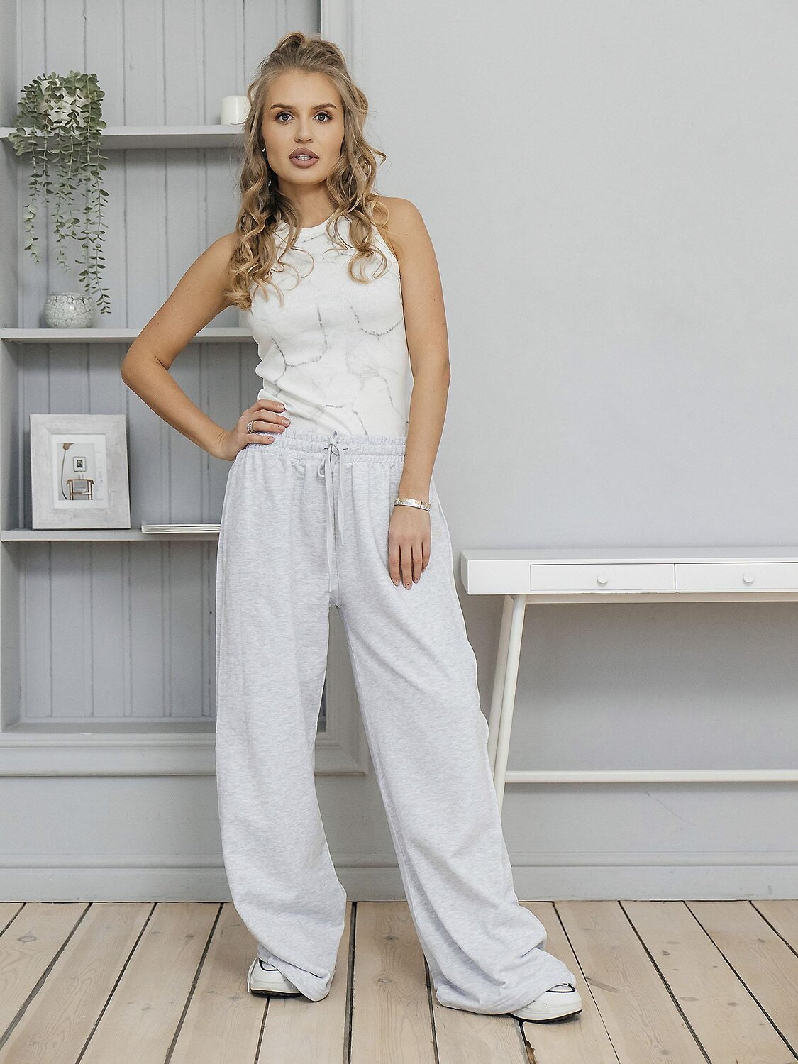 BATIK Брюки 584331 FBD 011 Серый меланж