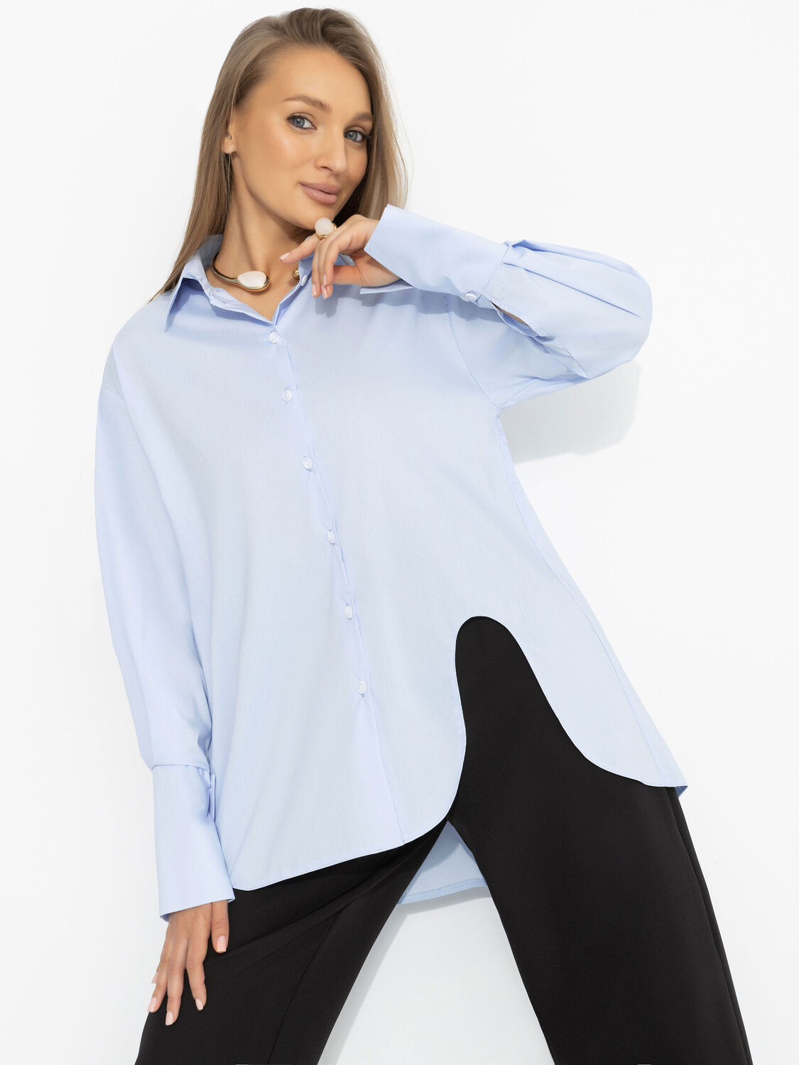 CHARUTTI Рубашка 584336 12670 Голубой