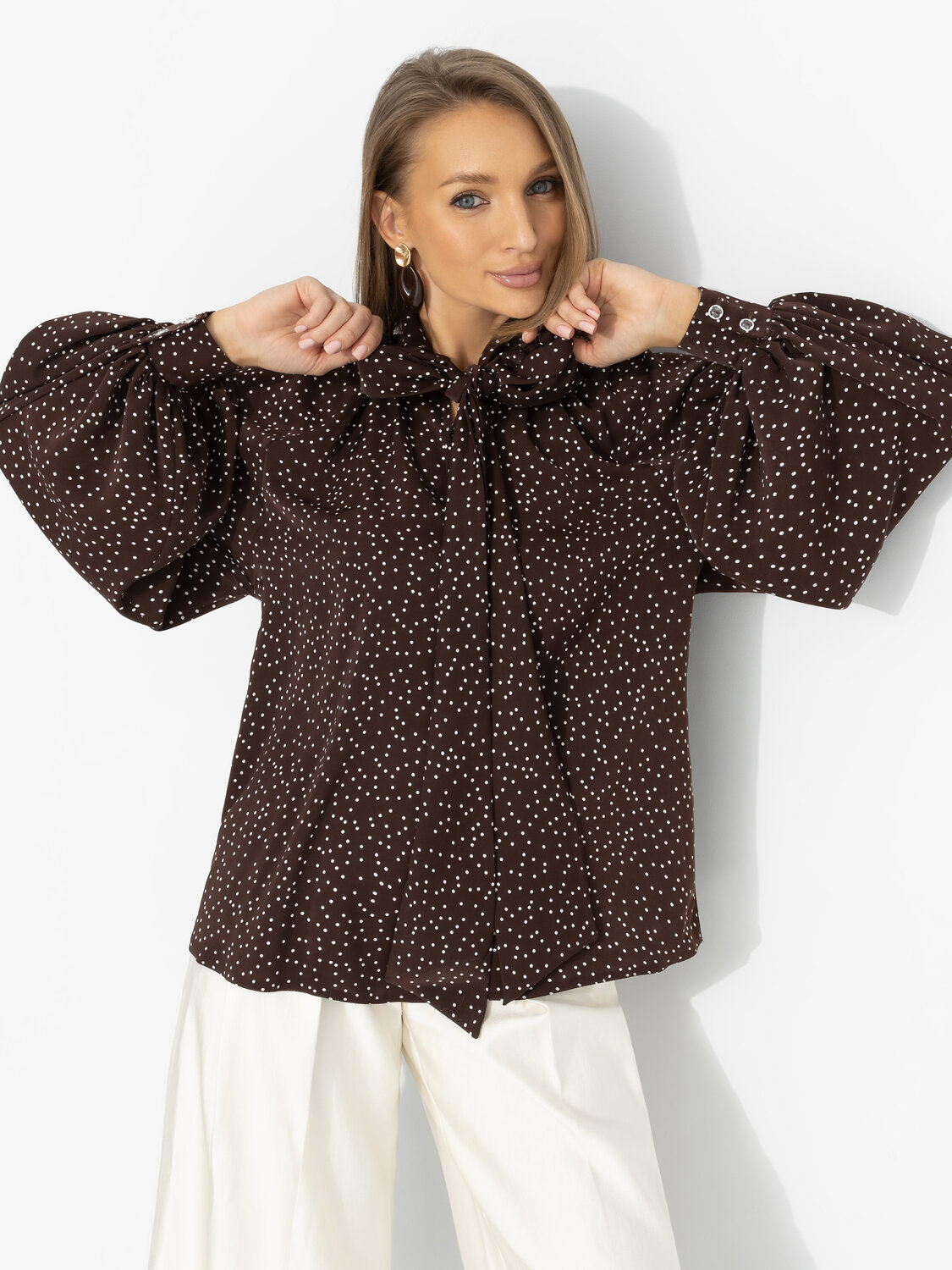 CHARUTTI Блуза 584355 12706 Коричневый