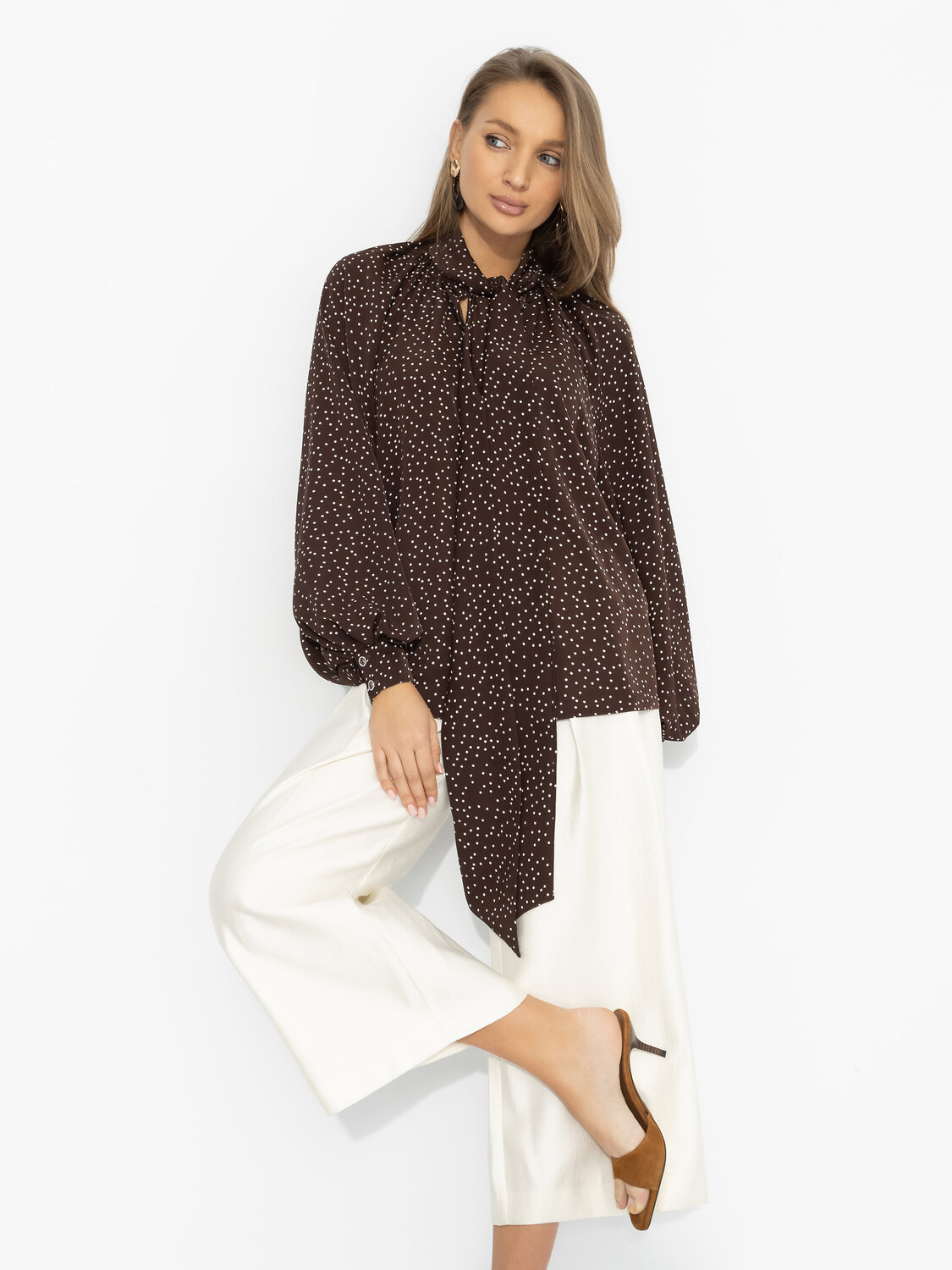 CHARUTTI Блуза 584355 12706 Коричневый