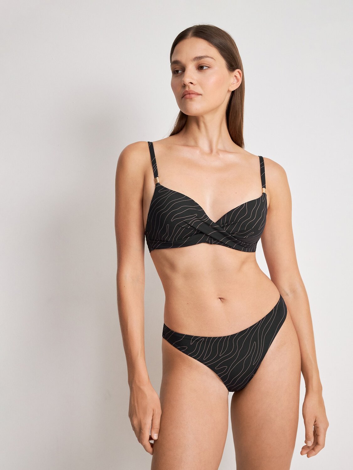 Infinity Lingerie Трусы 584420 31204740086 черно-медный принт