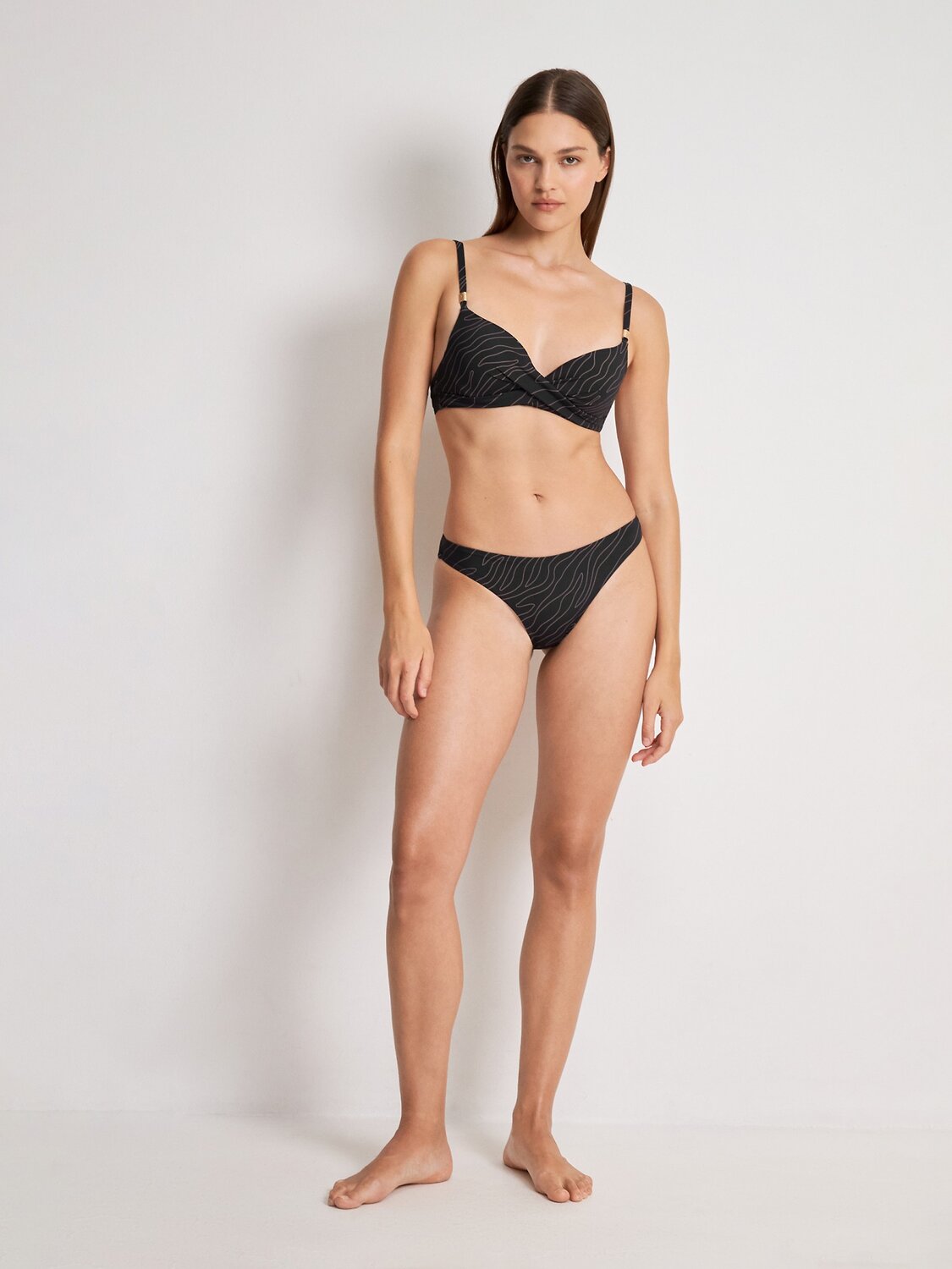 Infinity Lingerie Бюстгальтер 584421 31204770096 черно-медный принт