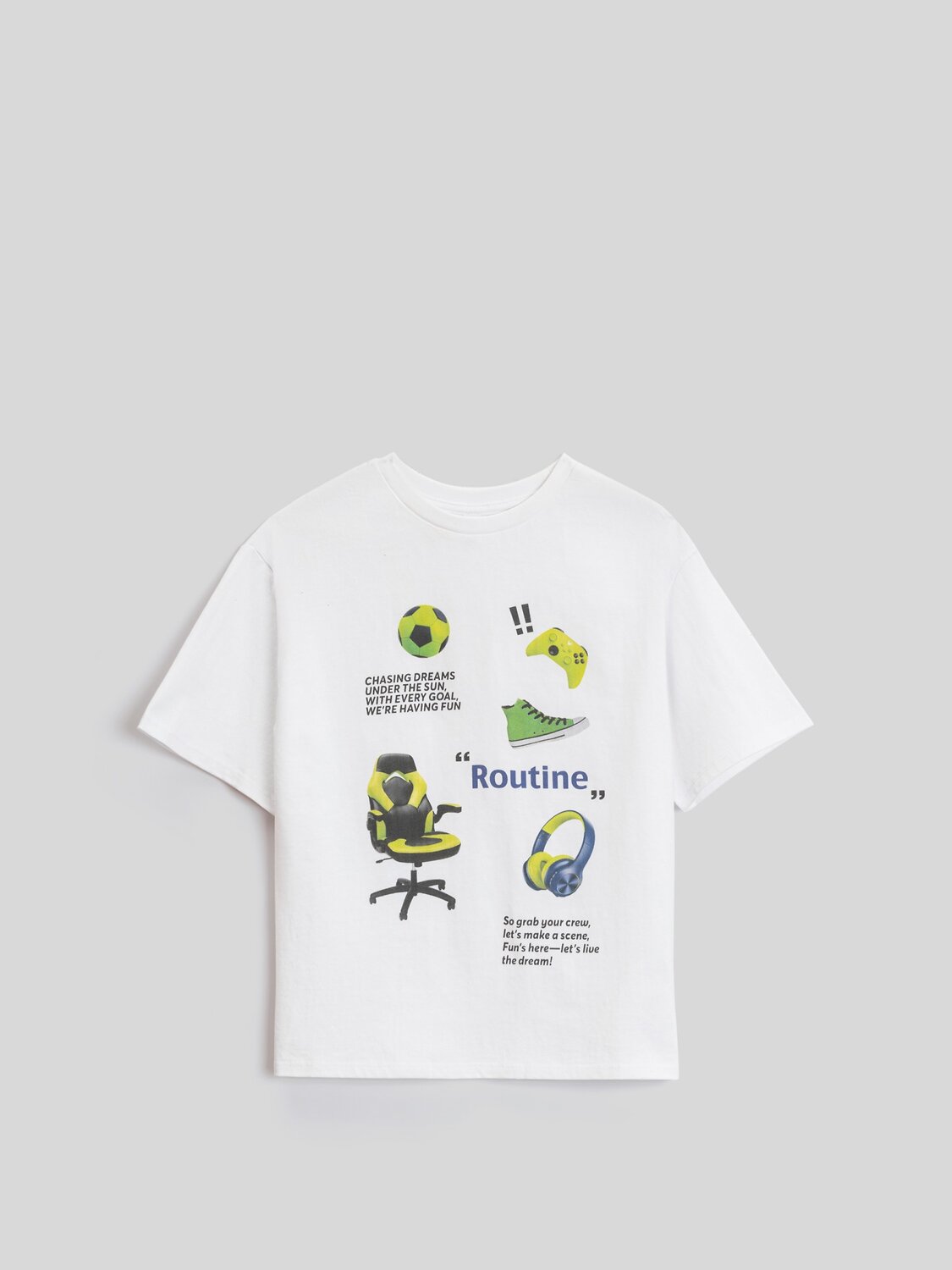 Acoola Футболка 584456 20110510268 белый, салатовый