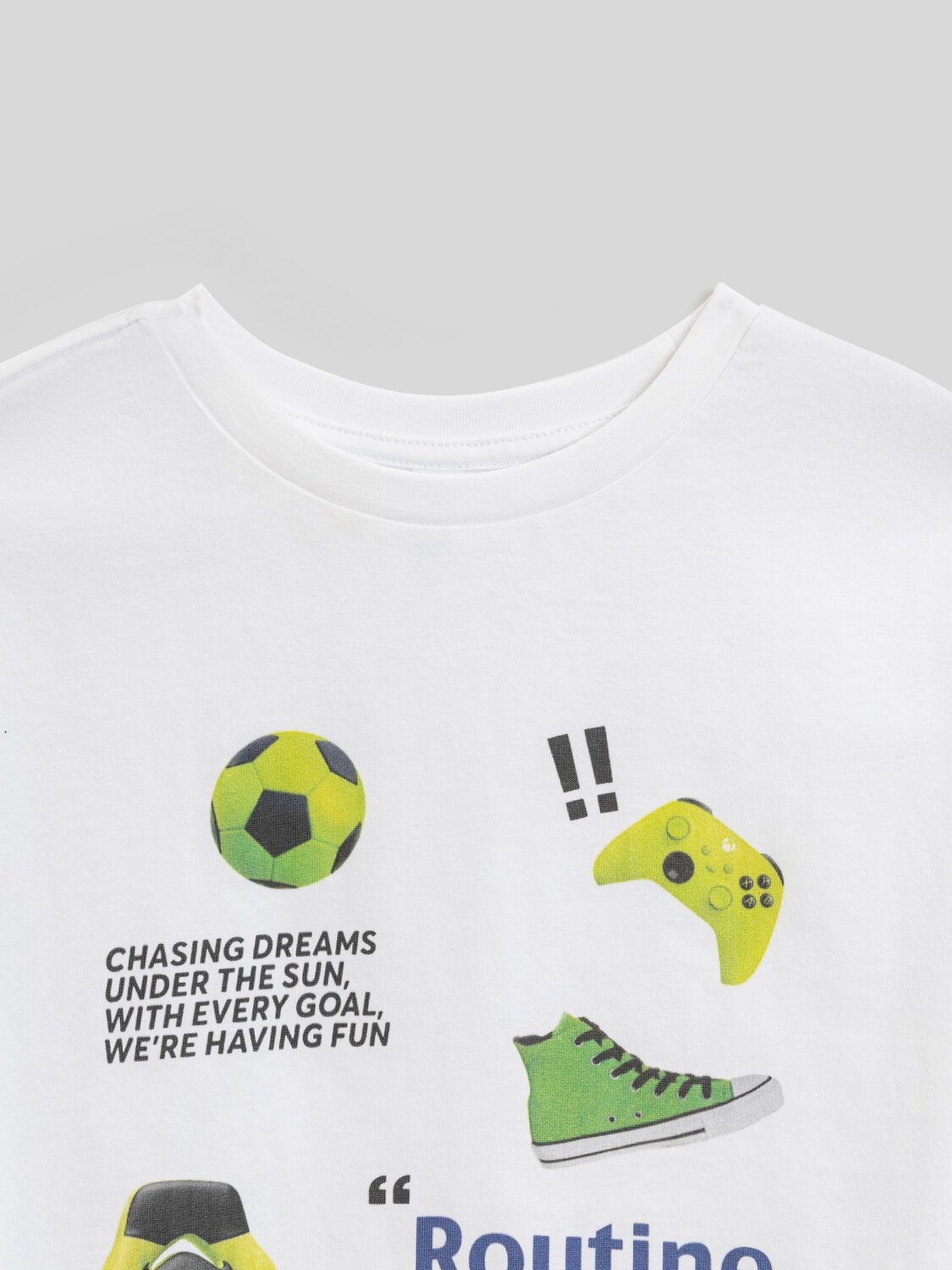 Acoola Футболка 584456 20110510268 белый, салатовый