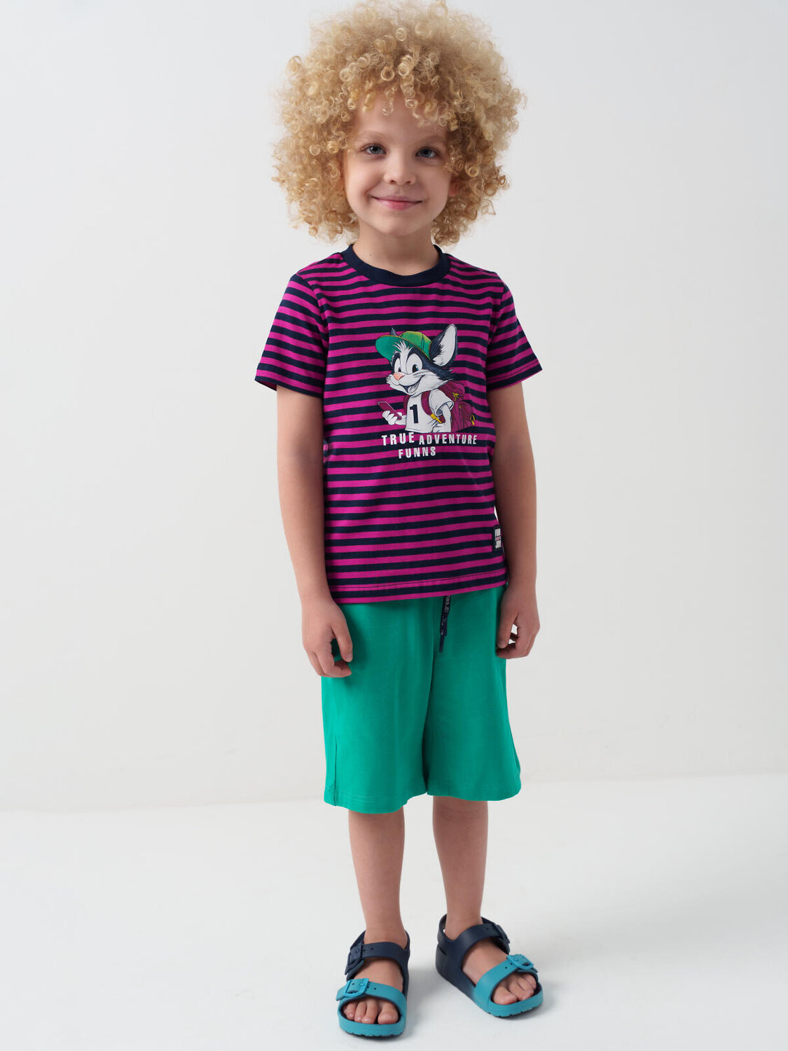 PLAYTODAY Фуфайка 584483 12612136 тёмно-синий,малиновый