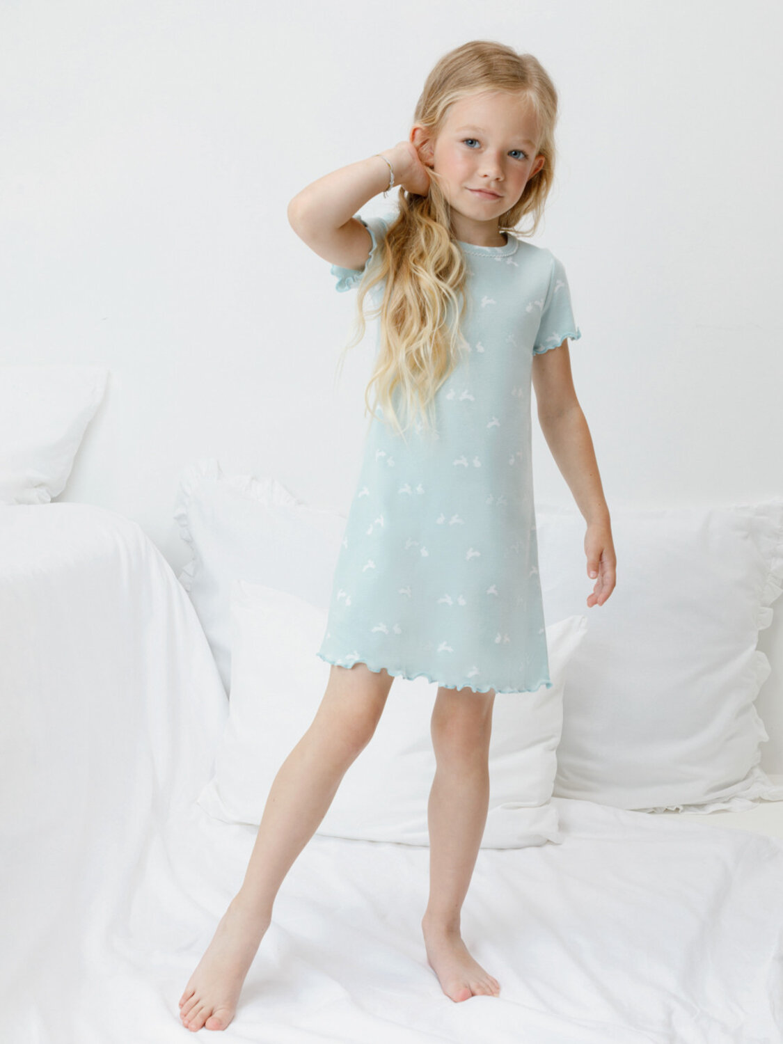 CROCKID Сорочка 584501 К 1180 голубой