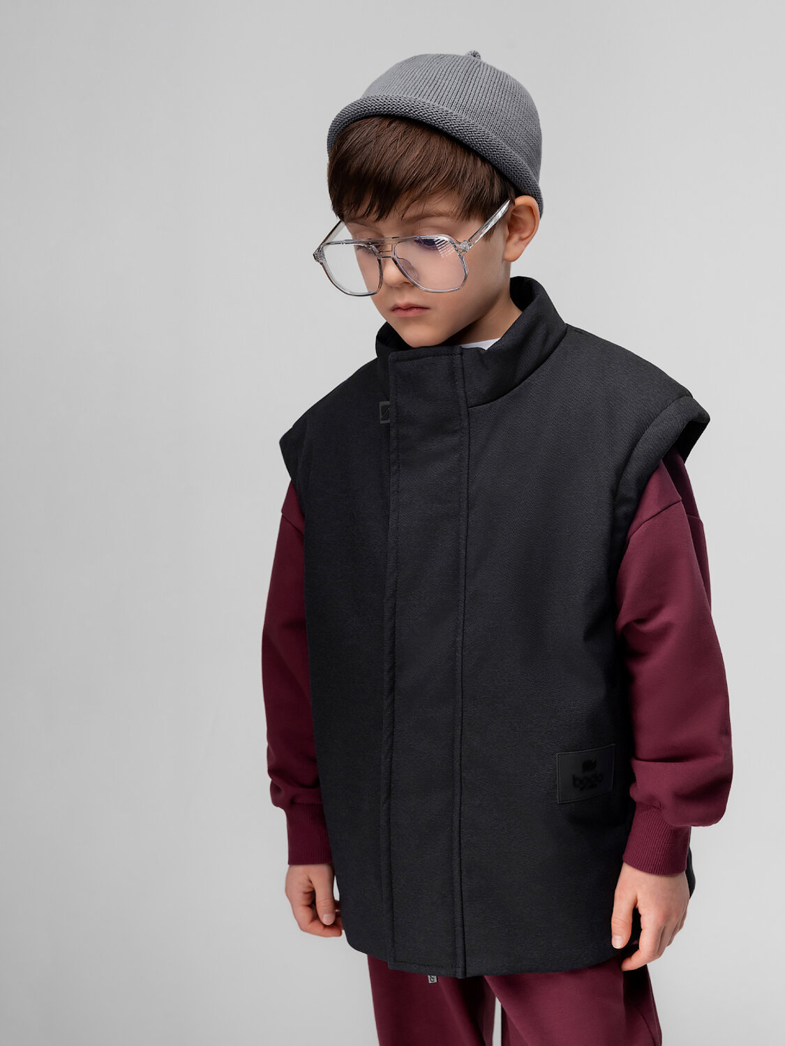 Bodo Жилет 584509 14-89MU черный джинсовый