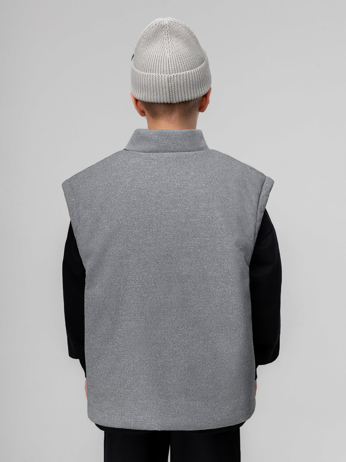 Bodo Жилет 584510 14-89MU серый джинсовый