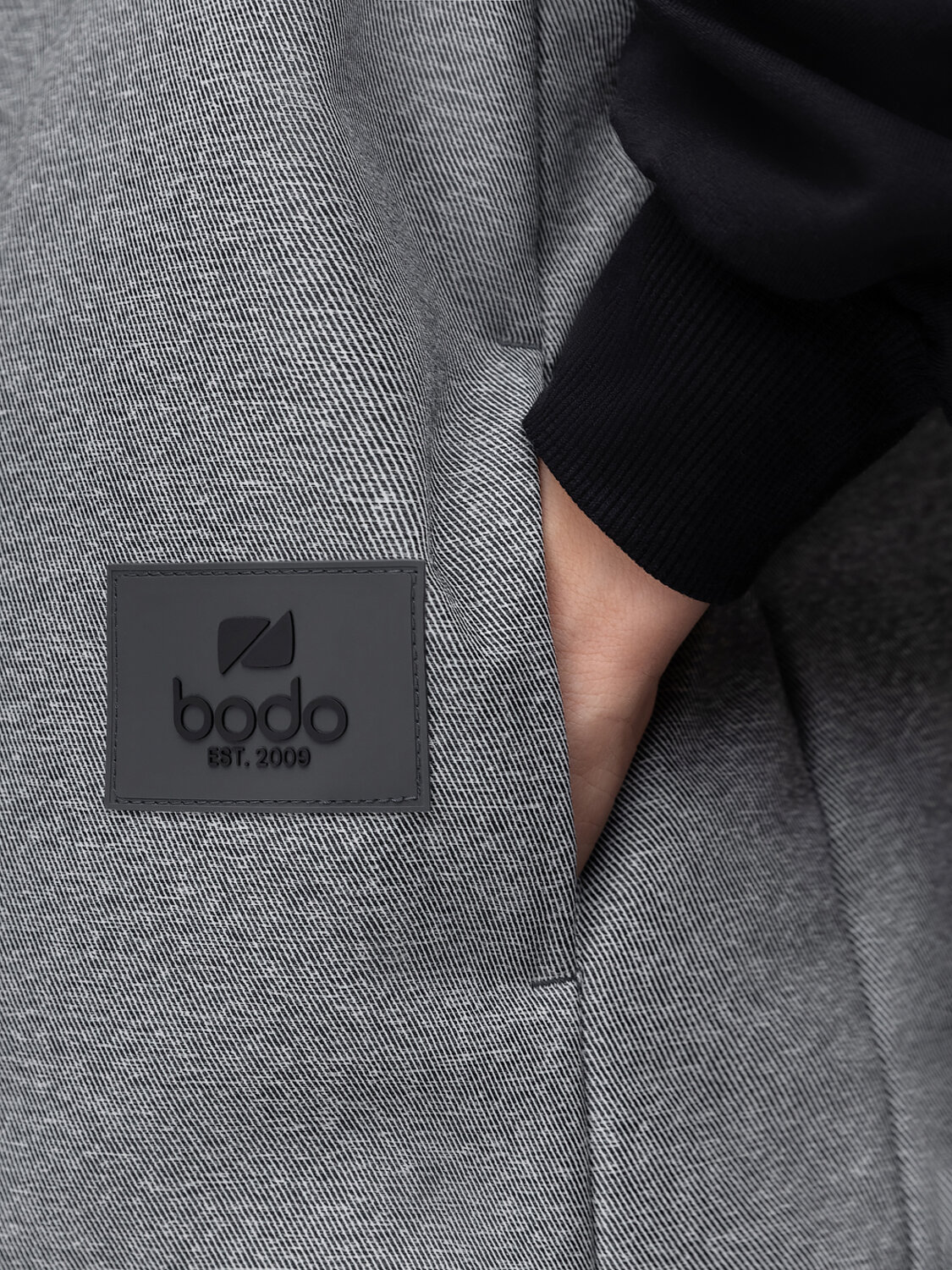 Bodo Жилет 584510 14-89MU серый джинсовый