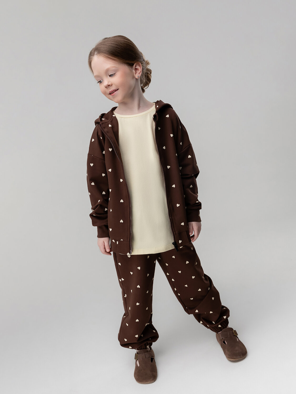 Bodo Костюм 584521 11-674MU коричневый (экрю)