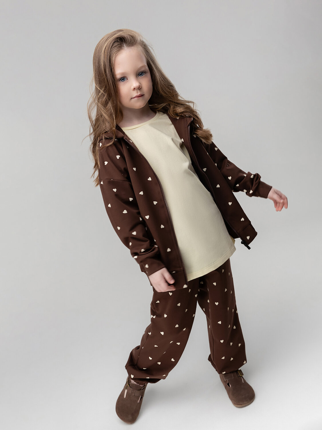 Bodo Костюм 584521 11-674MU коричневый (экрю)