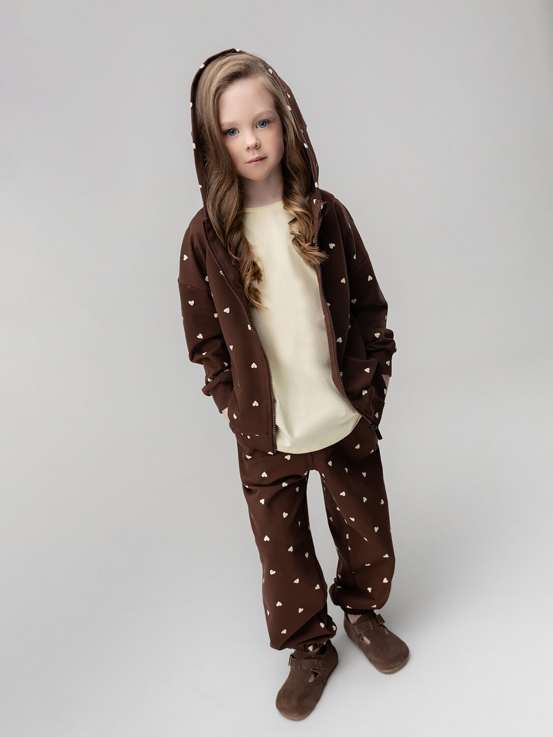 Bodo Костюм 584521 11-674MU коричневый (экрю)