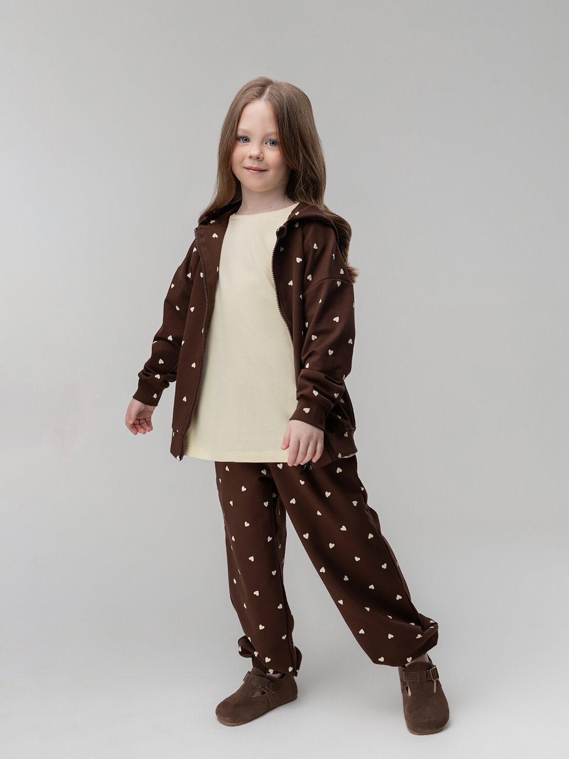 Bodo Костюм 584521 11-674MU коричневый (экрю)