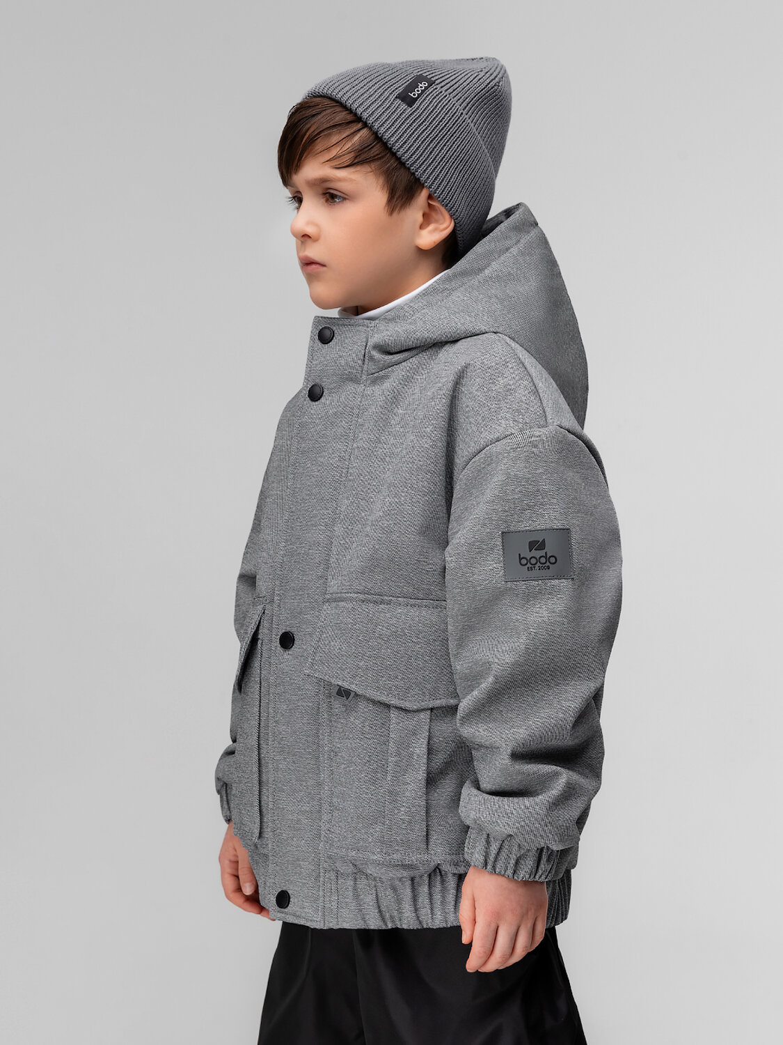 Bodo Куртка 584540 32-89MU серый джинсовый