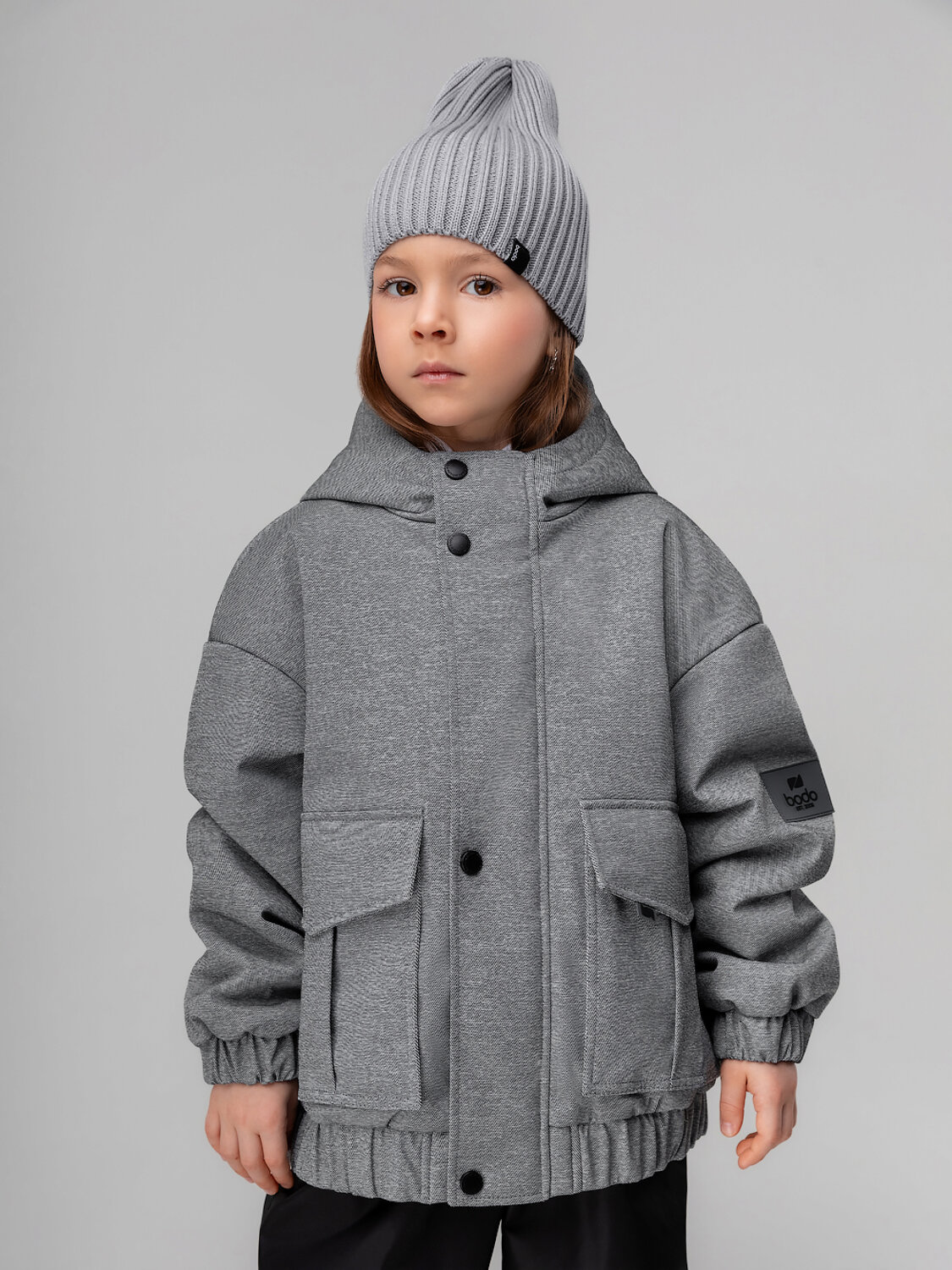 Bodo Куртка 584540 32-89MU серый джинсовый