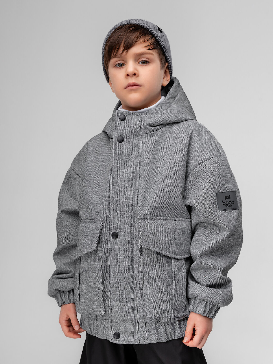 Bodo Куртка 584540 32-89MU серый джинсовый