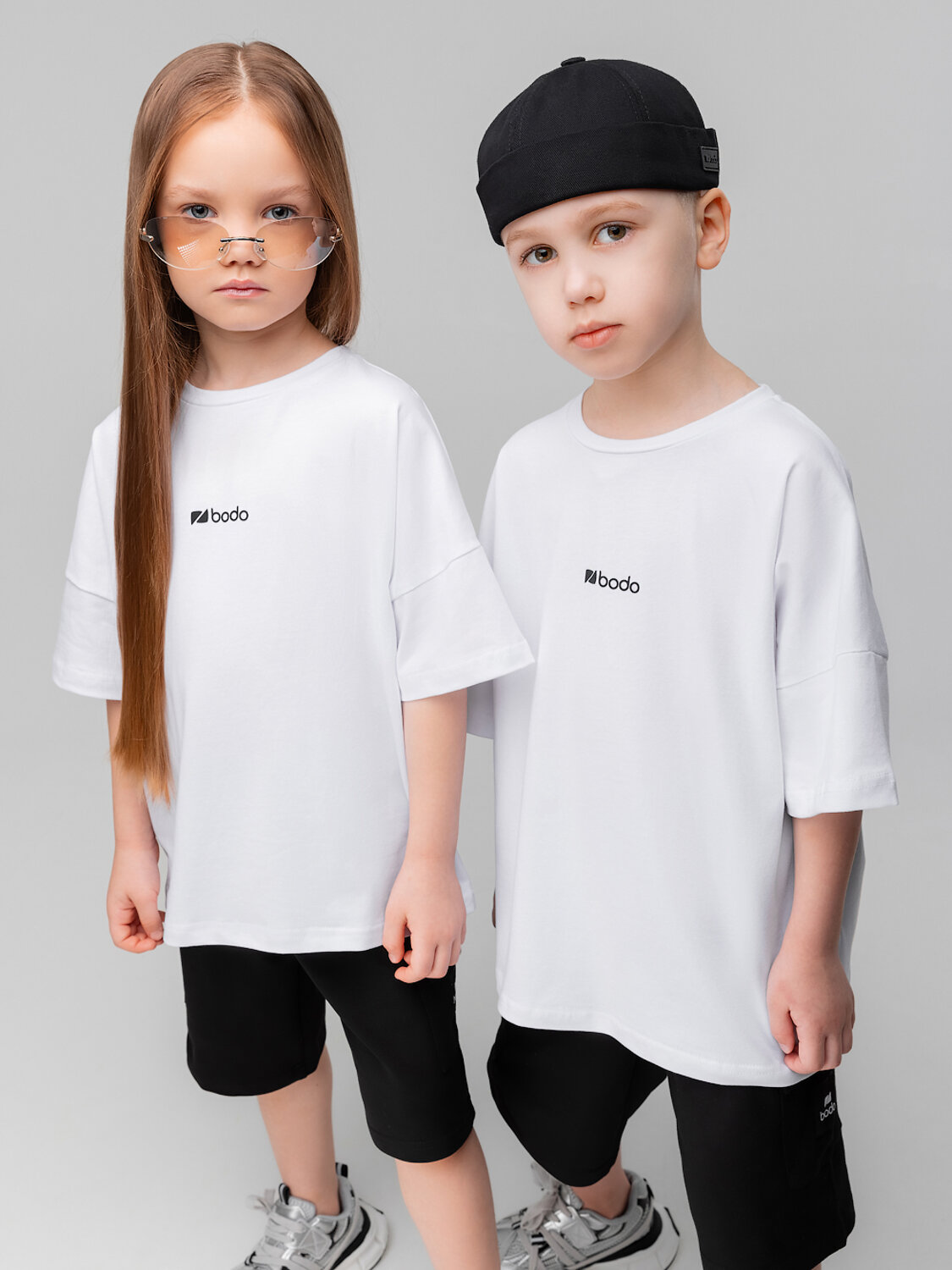 Bodo Футболка 584546 4-483MU белый (черный)