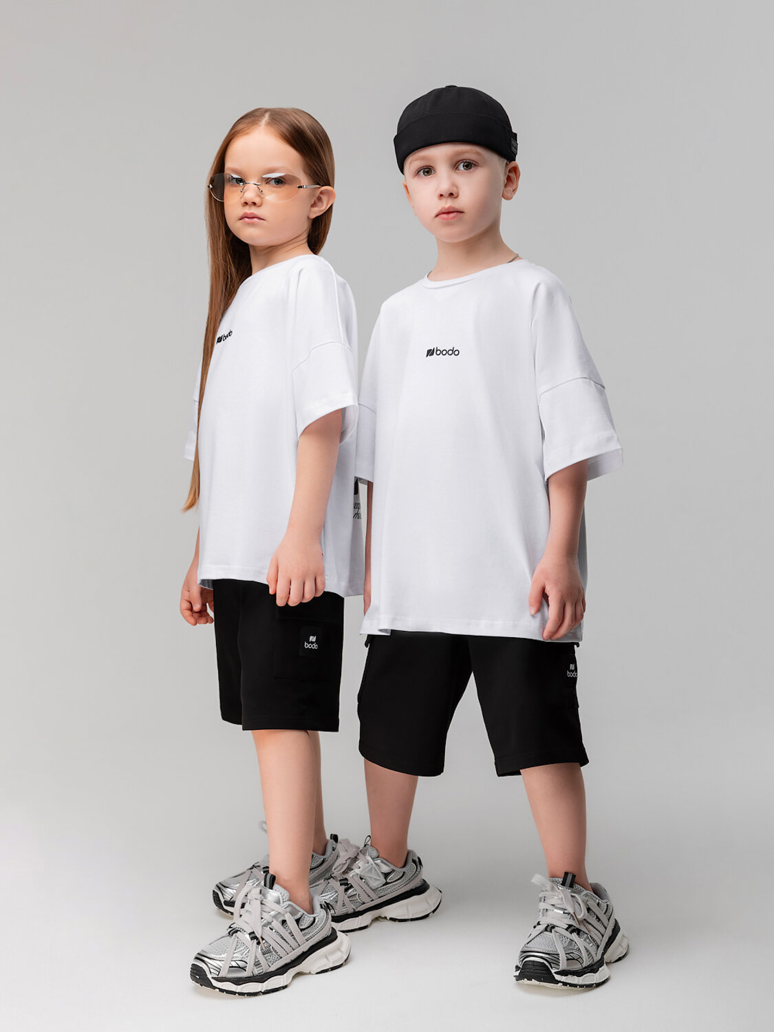 Bodo Шорты 584553 8-89МU черный (белый)