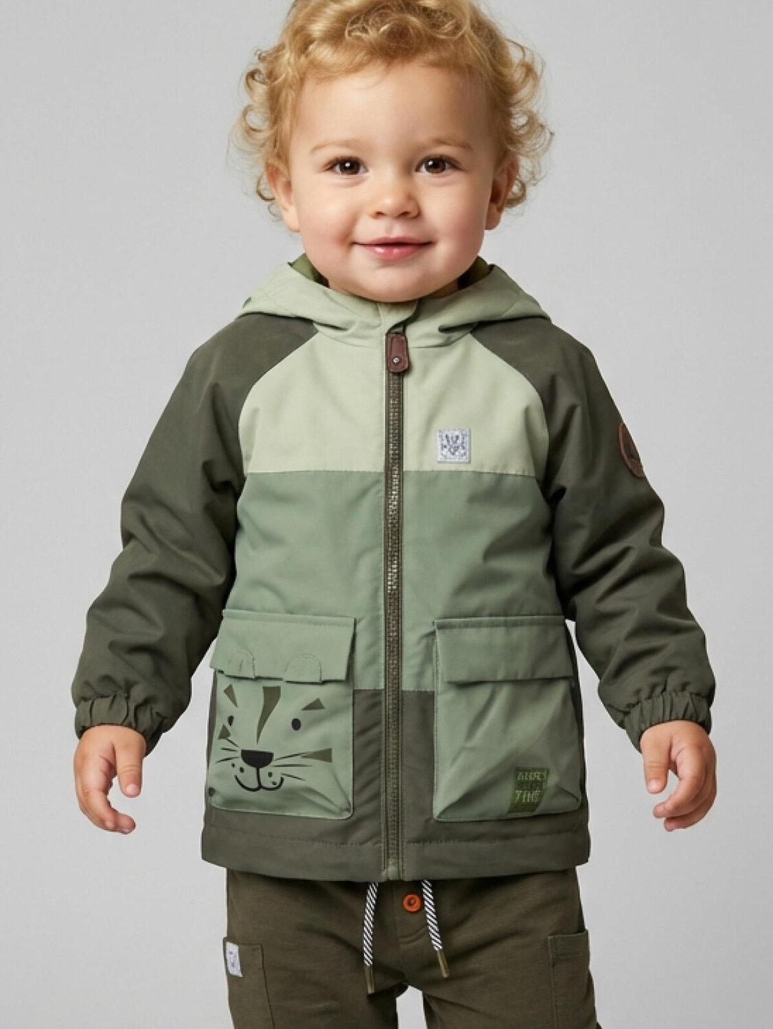 PLAYTODAY Куртка 584561 12613017 светло-зеленый,зеленый,темно-зеленый