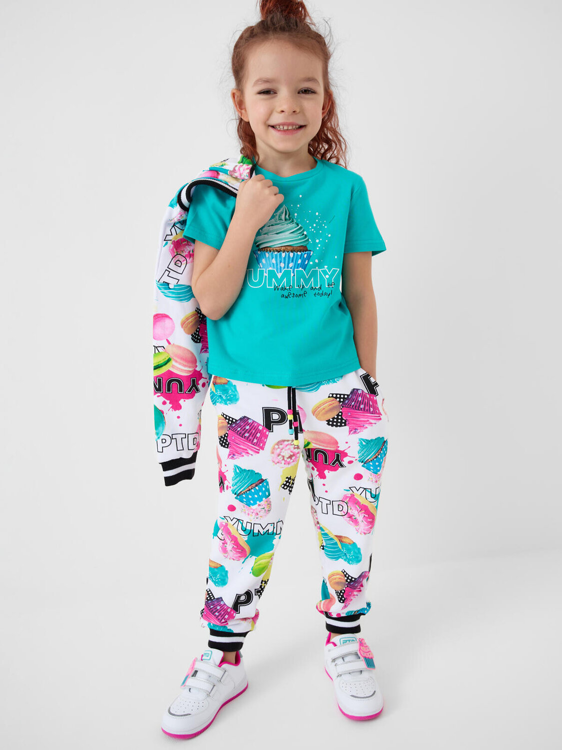 PLAYTODAY Фуфайка 584565 12622270 бирюзовый