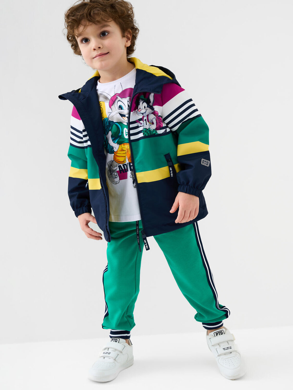 PLAYTODAY Куртка 584568 12612123 белый,тёмно-синий