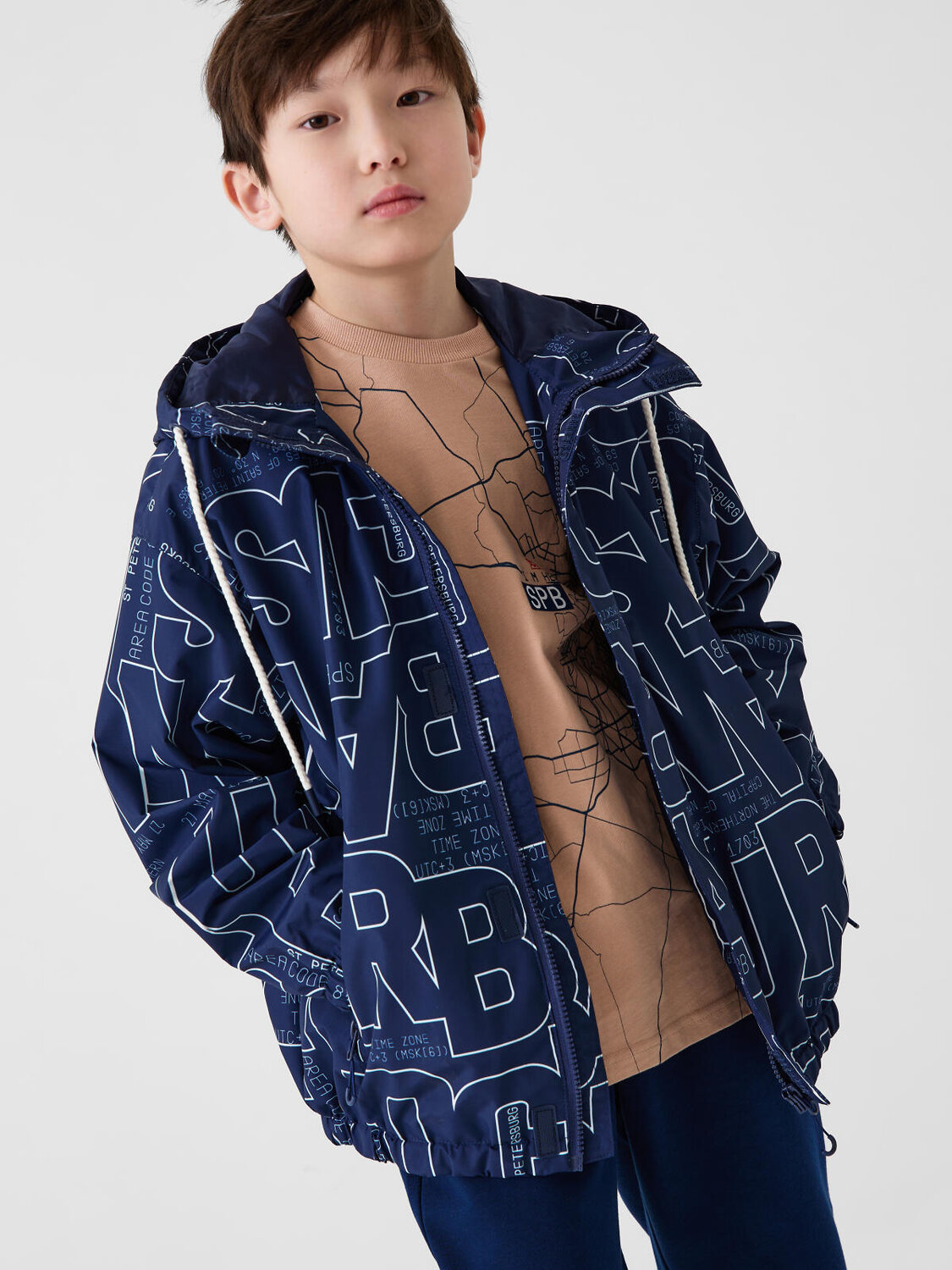 PLAYTODAY Куртка 584576 12611456 белый,тёмно-синий