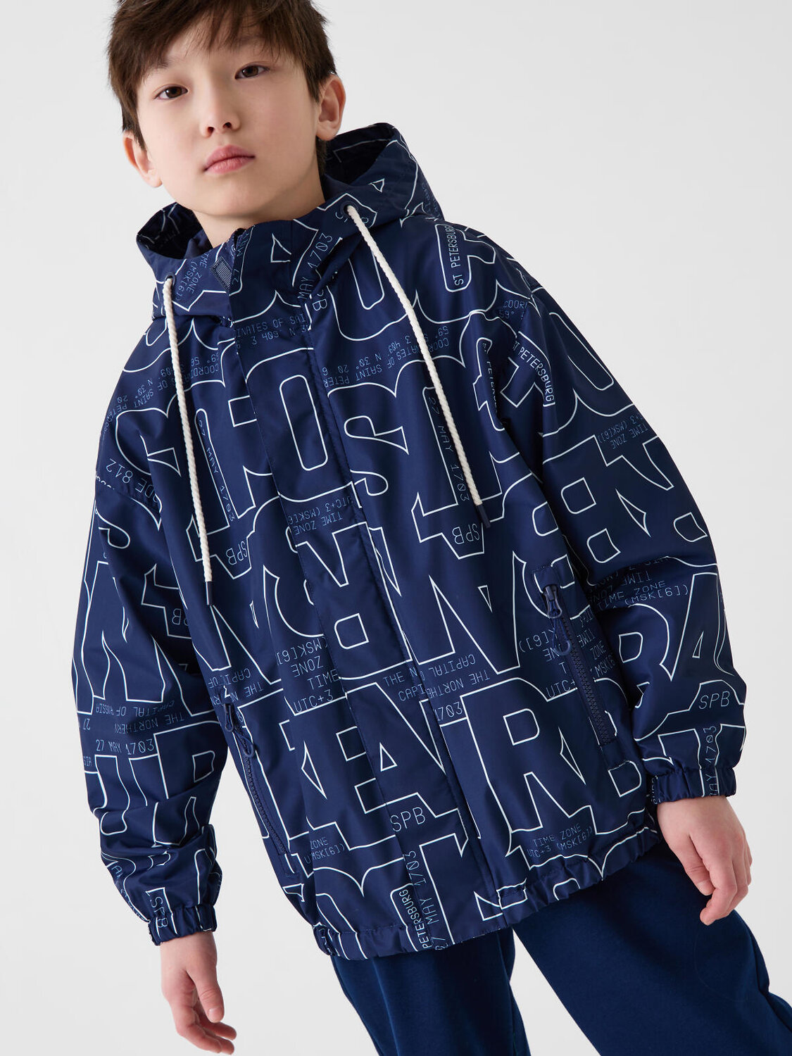 PLAYTODAY Куртка 584576 12611456 белый,тёмно-синий