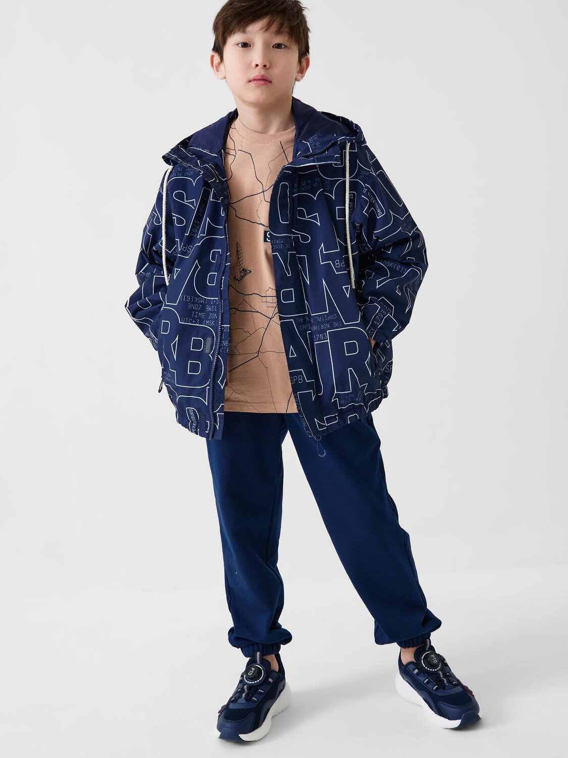 PLAYTODAY Куртка 584576 12611456 белый,тёмно-синий