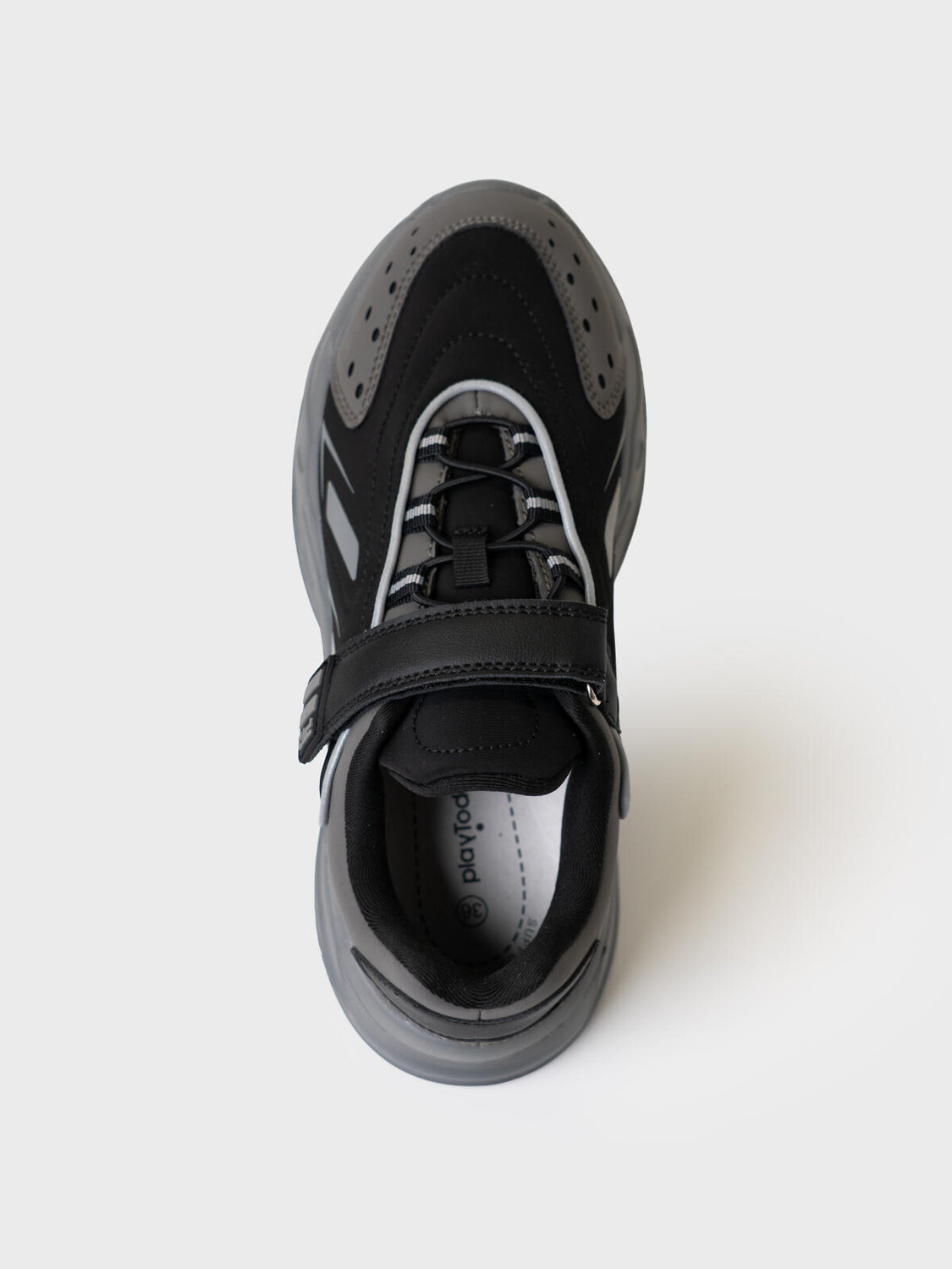 PLAYTODAY Полуботинки 584651 12611724 черный,серый