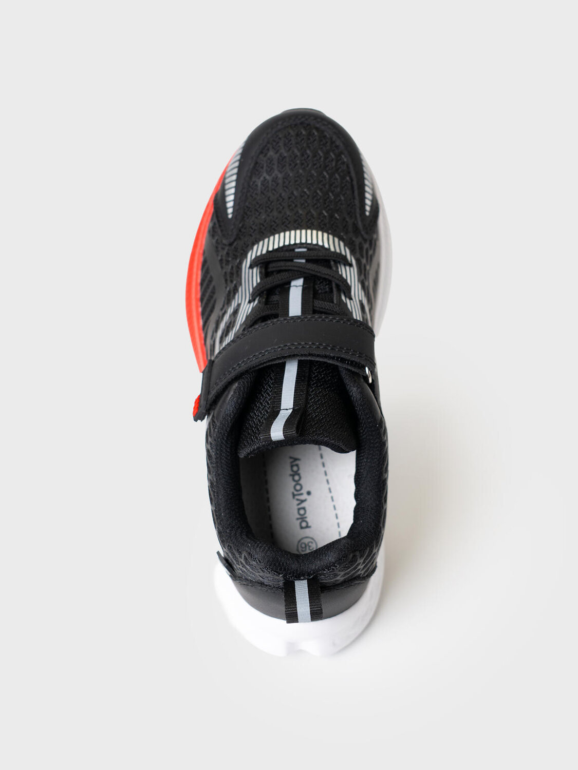 PLAYTODAY Полуботинки 584658 12611775 черный,красный