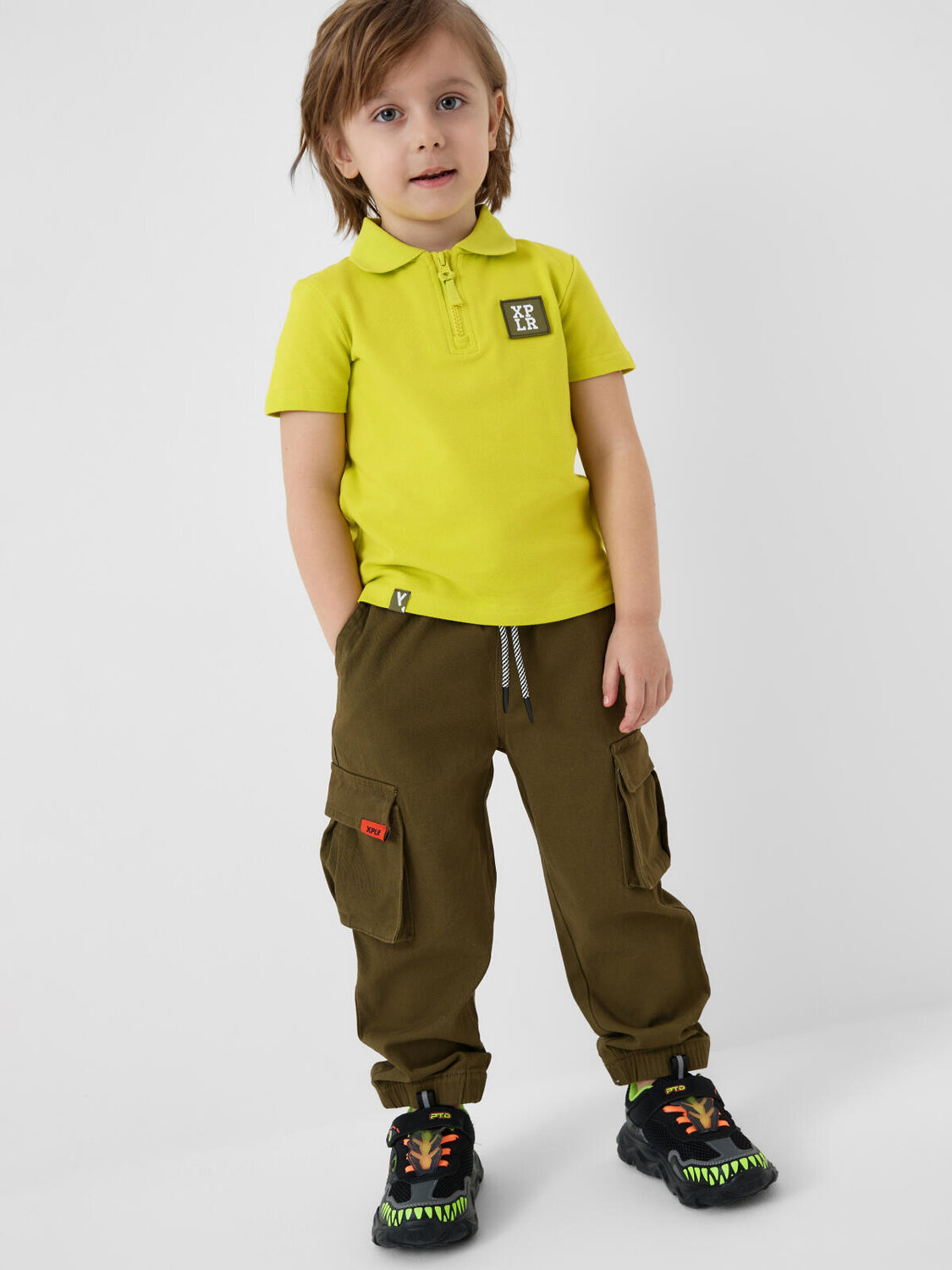 PLAYTODAY Полуботинки 584672 12612711 черный,серый