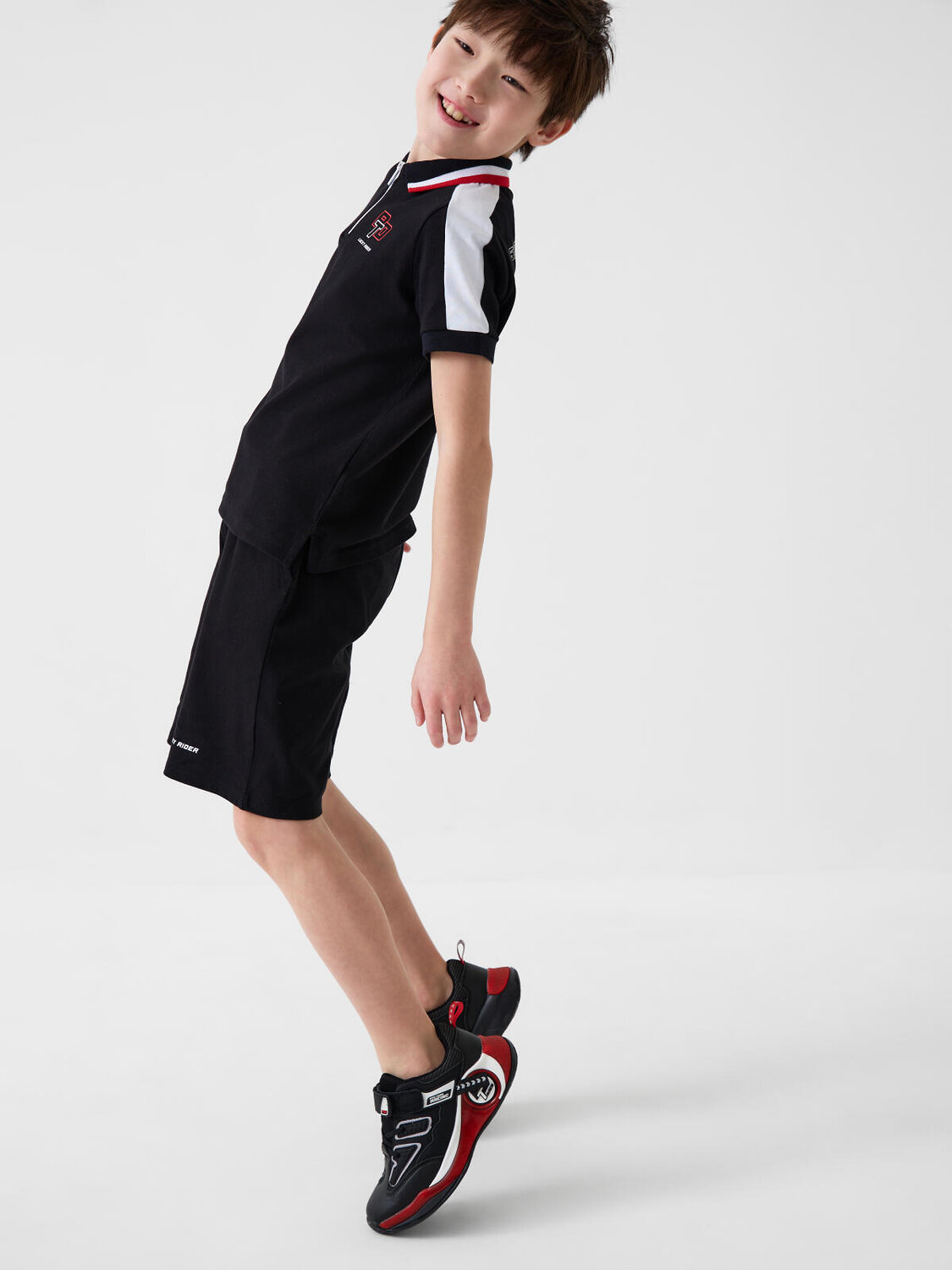 PLAYTODAY Полуботинки 584674 12611770 черный,красный