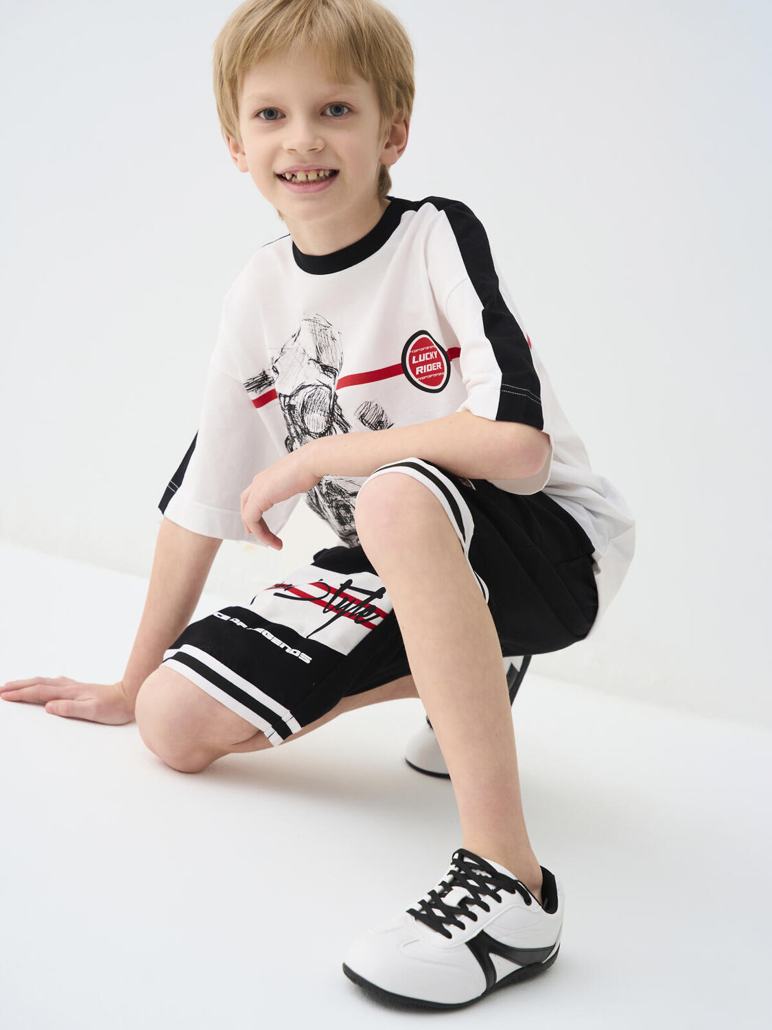 PLAYTODAY Полуботинки 584677 12611716 белый,черный