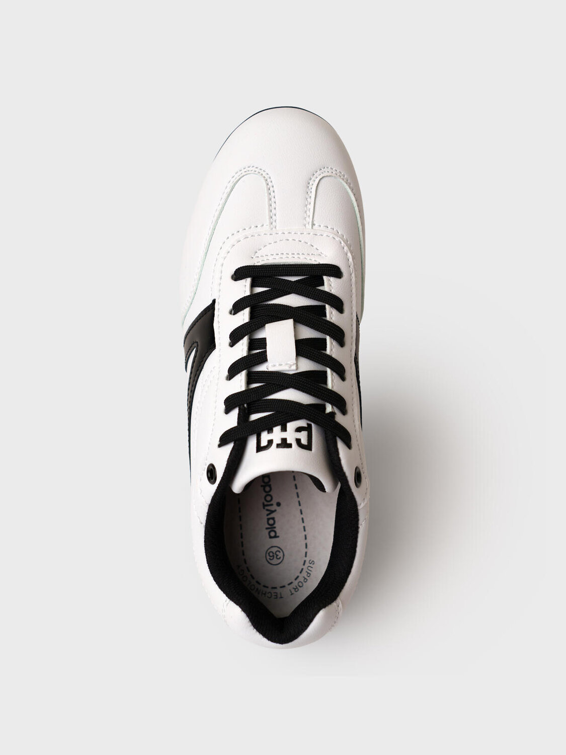 PLAYTODAY Полуботинки 584677 12611716 белый,черный